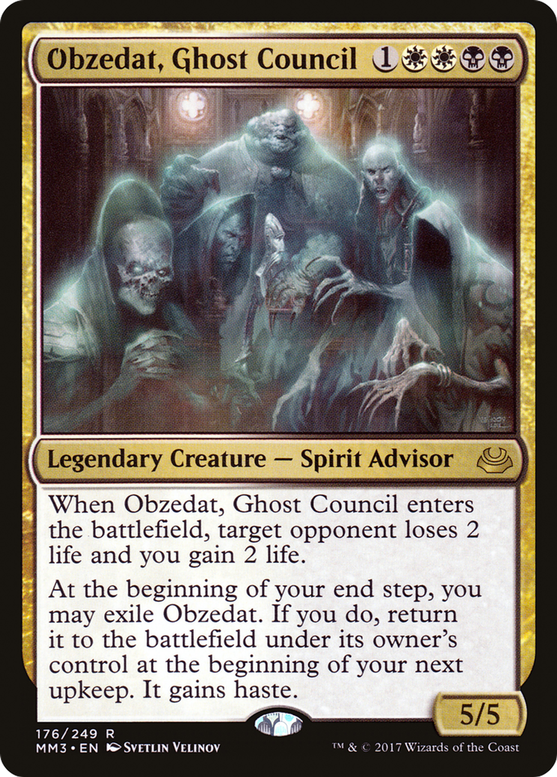 Obzedat, Ghost Council — Modern Masters 2017 — Magic: The Gathering