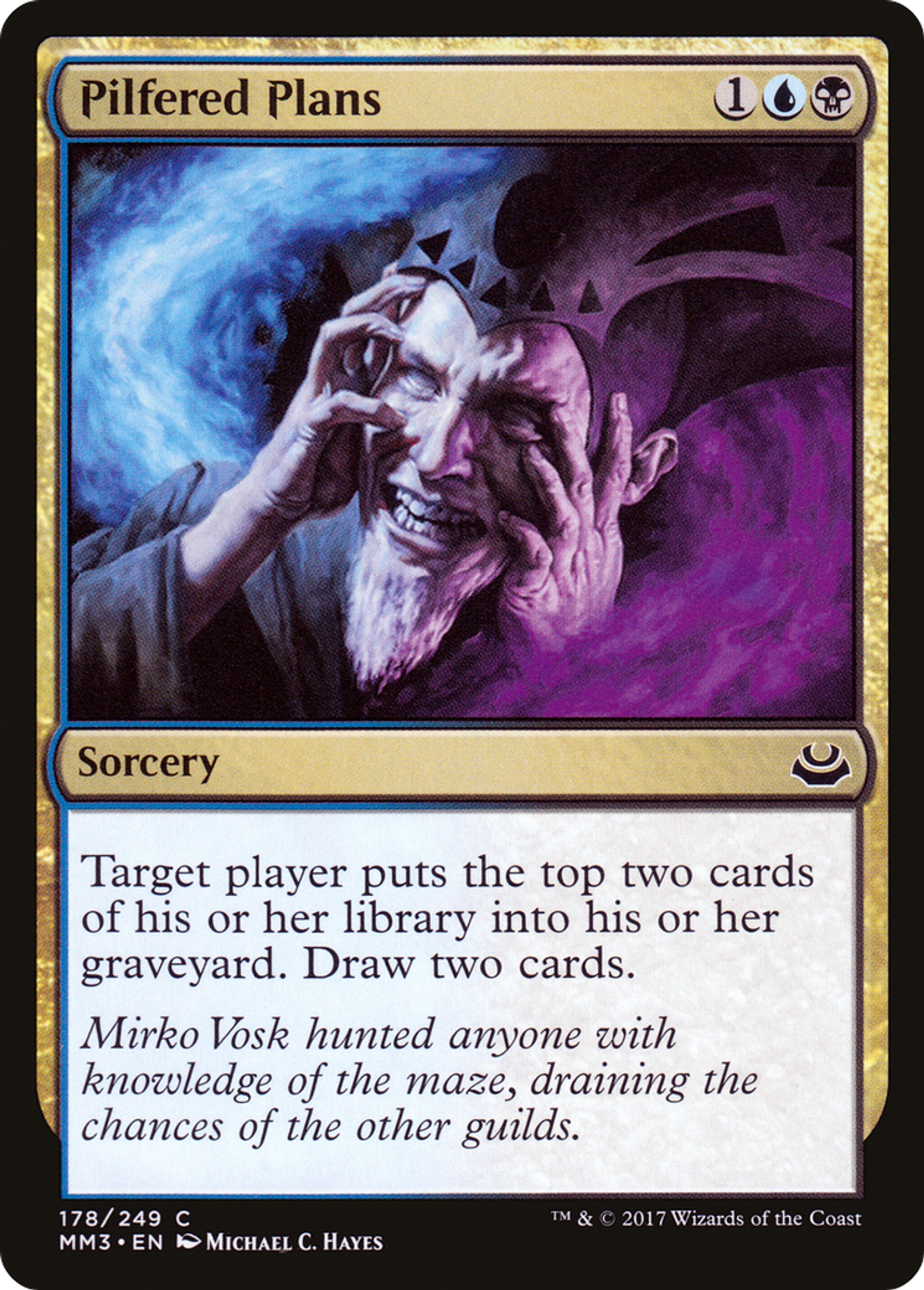 Pilfered Plans — Modern Masters 2017 — Magic: The Gathering