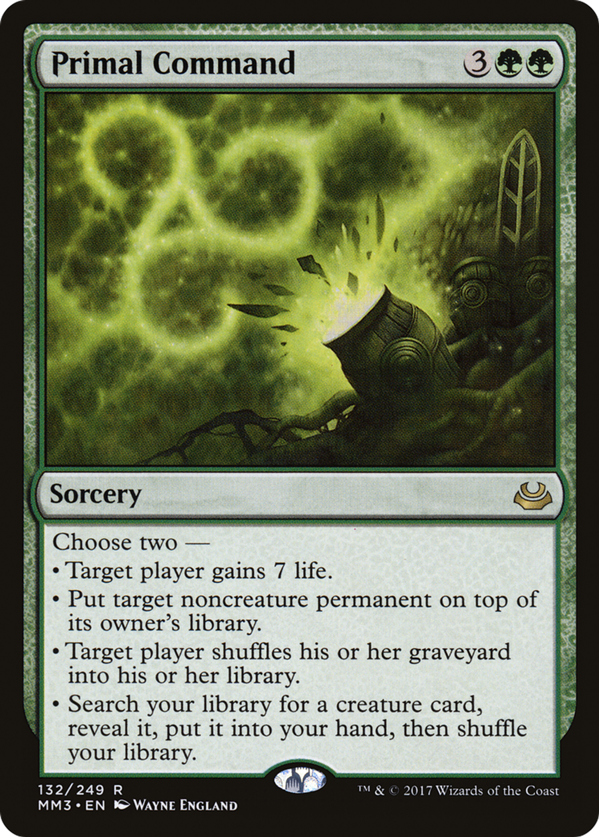 Primal Command — Modern Masters 2017 — Magic: The Gathering
