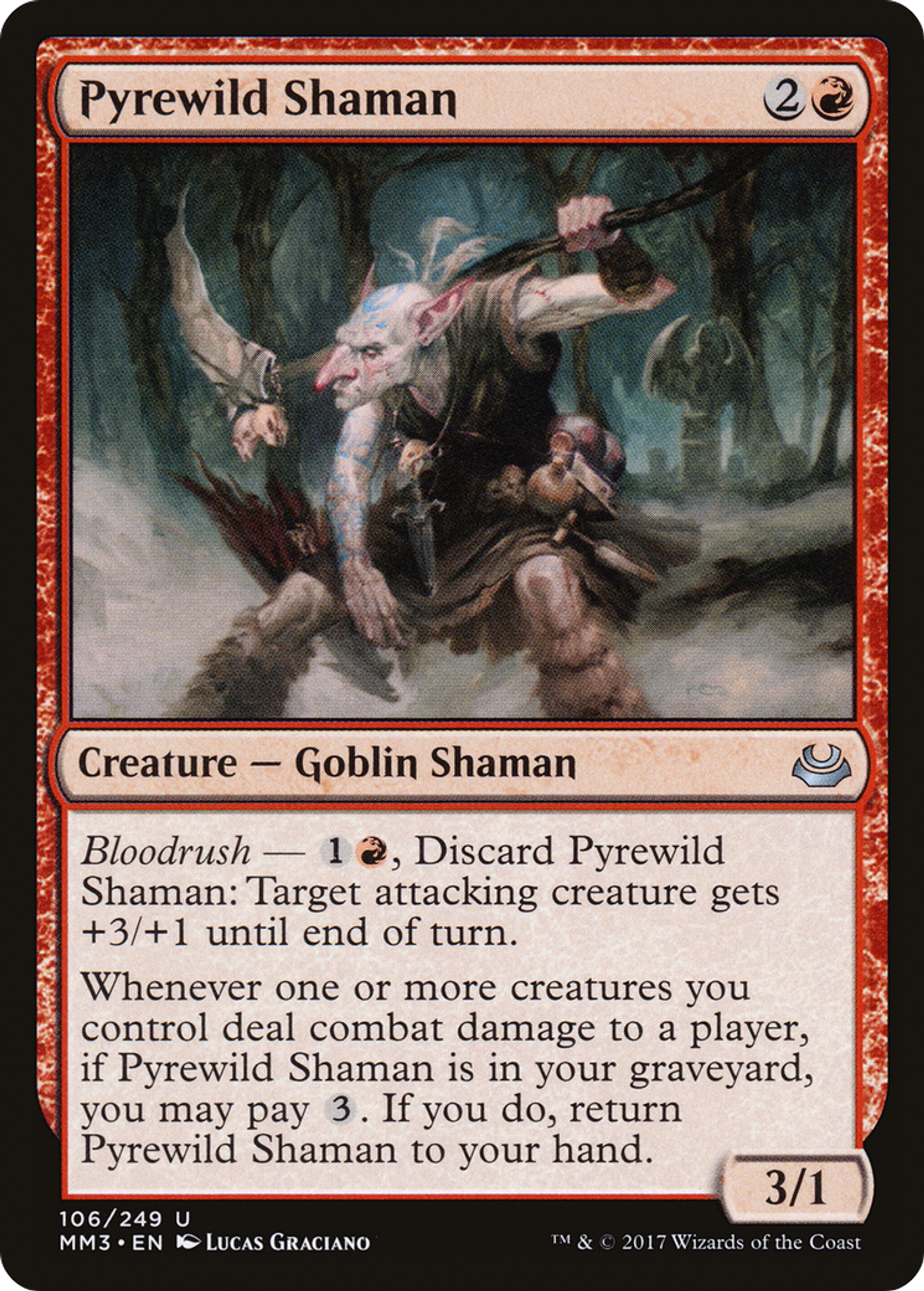 Pyrewild Shaman — Modern Masters 2017 — Magic: The Gathering