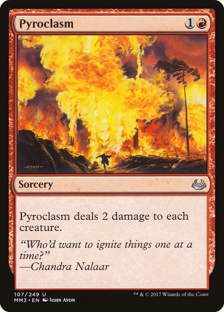 Pyroclasm — Modern Masters 2017 — Magic: The Gathering