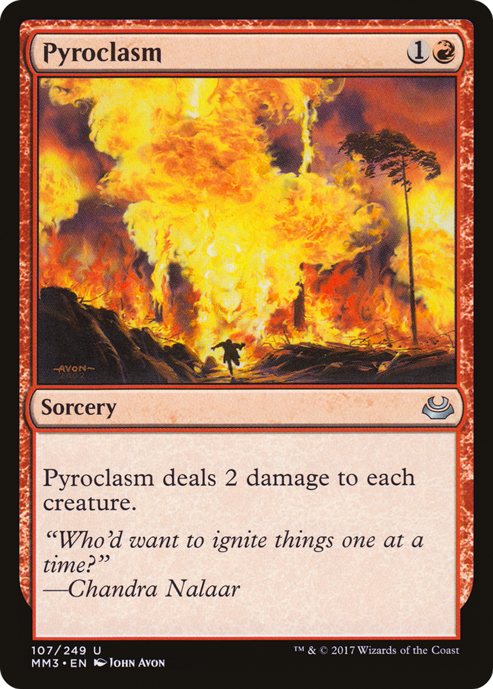 Pyroclasm — Modern Masters 2017 — Magic: The Gathering