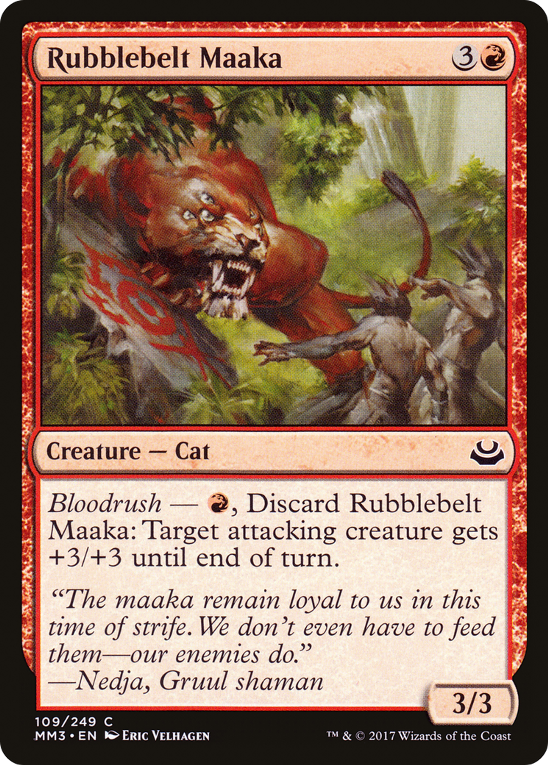 Rubblebelt Maaka — Modern Masters 2017 — Magic: The Gathering