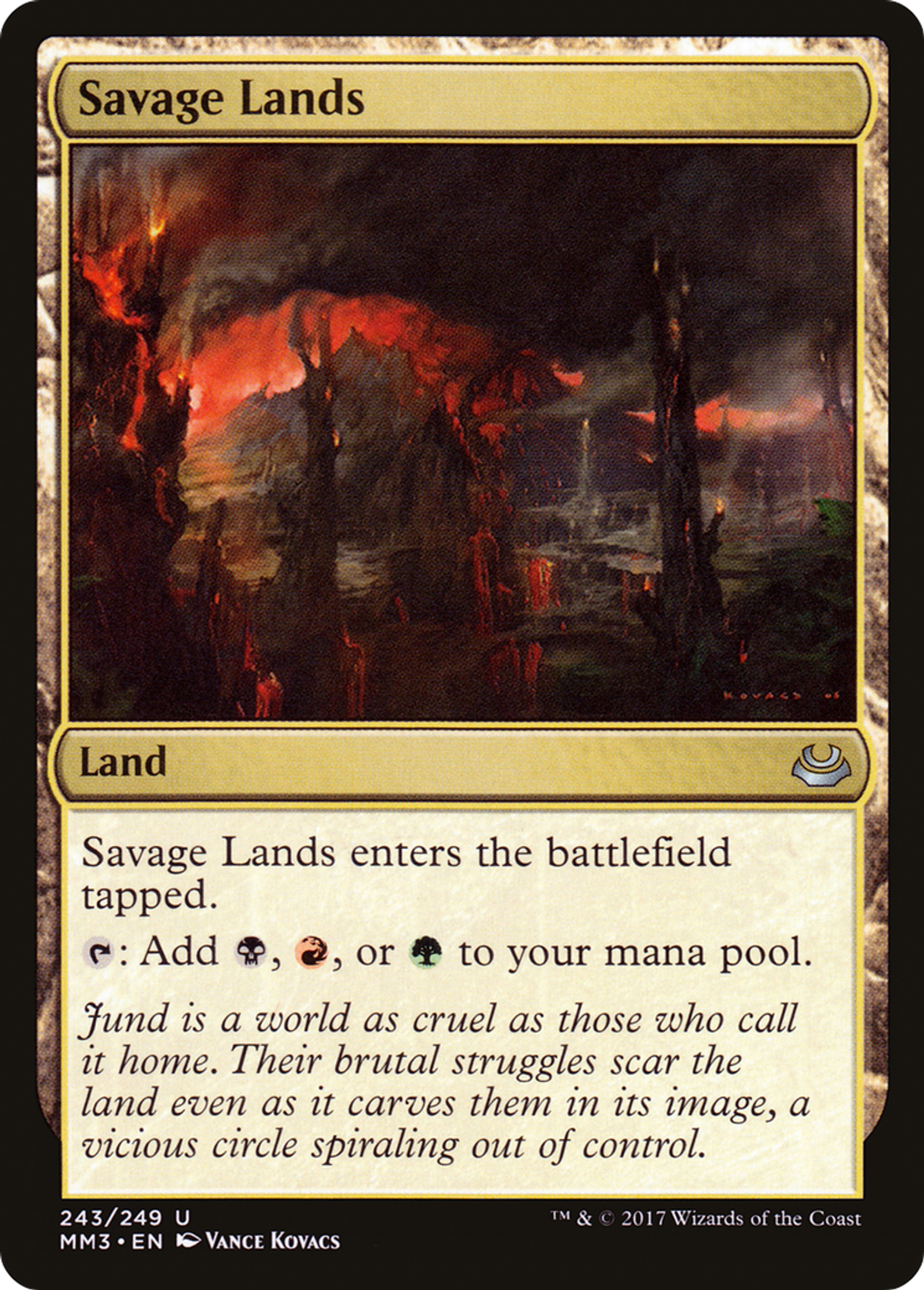 Savage Lands — Modern Masters 2017 — Magic: The Gathering