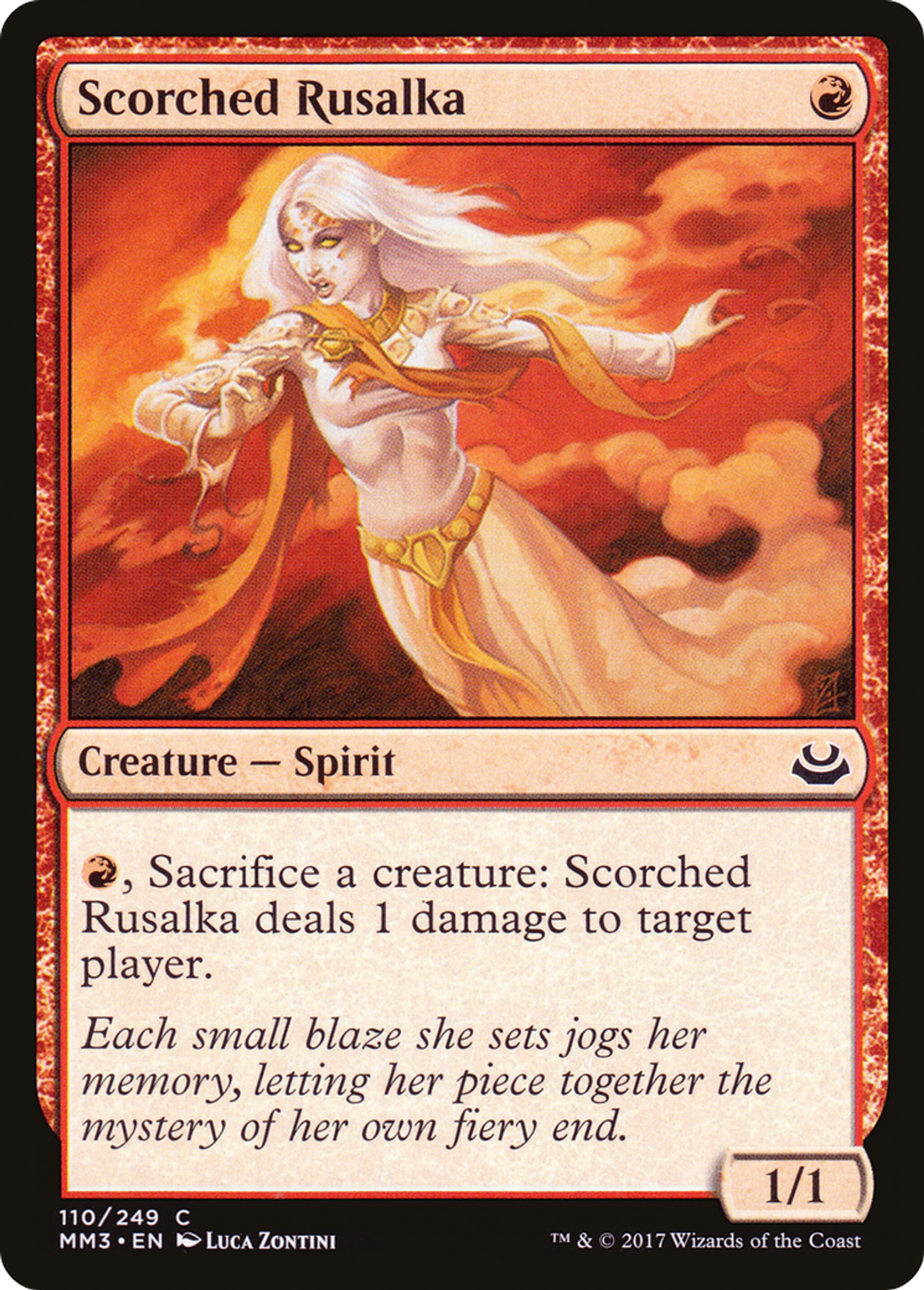 Scorched Rusalka — Modern Masters 2017 — Magic: The Gathering