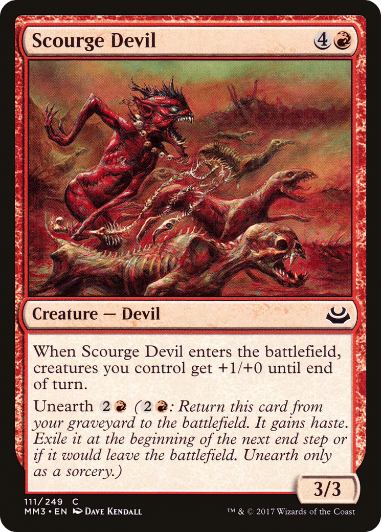 Scourge Devil — Modern Masters 2017 — Magic: The Gathering