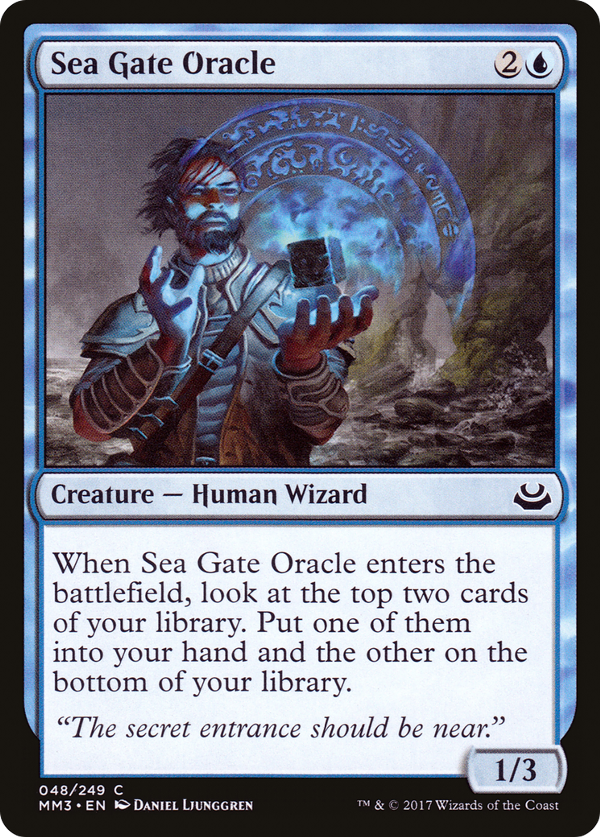 Sea Gate Oracle — Modern Masters 2017 — Magic: The Gathering
