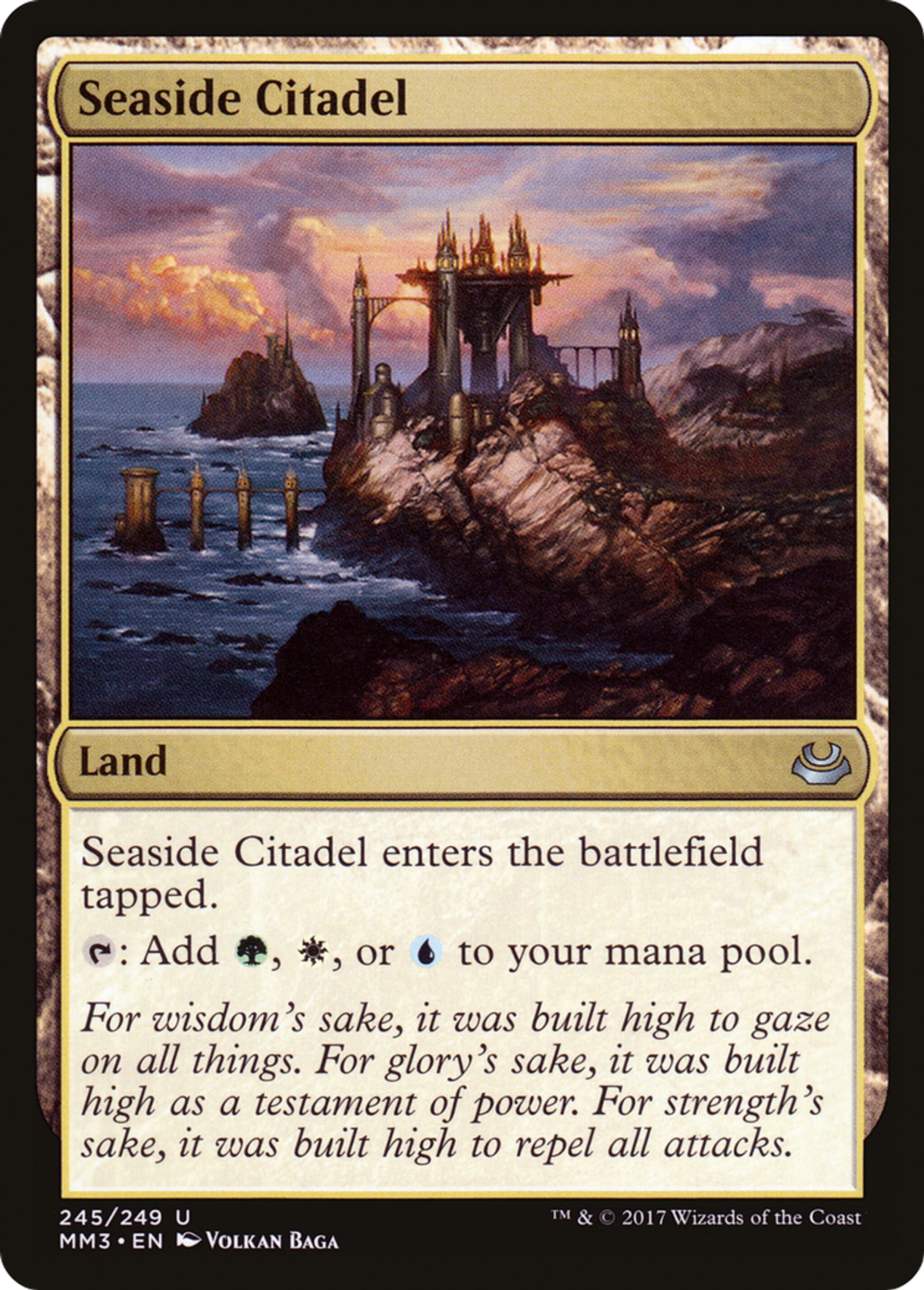 Seaside Citadel — Modern Masters 2017 — Magic: The Gathering