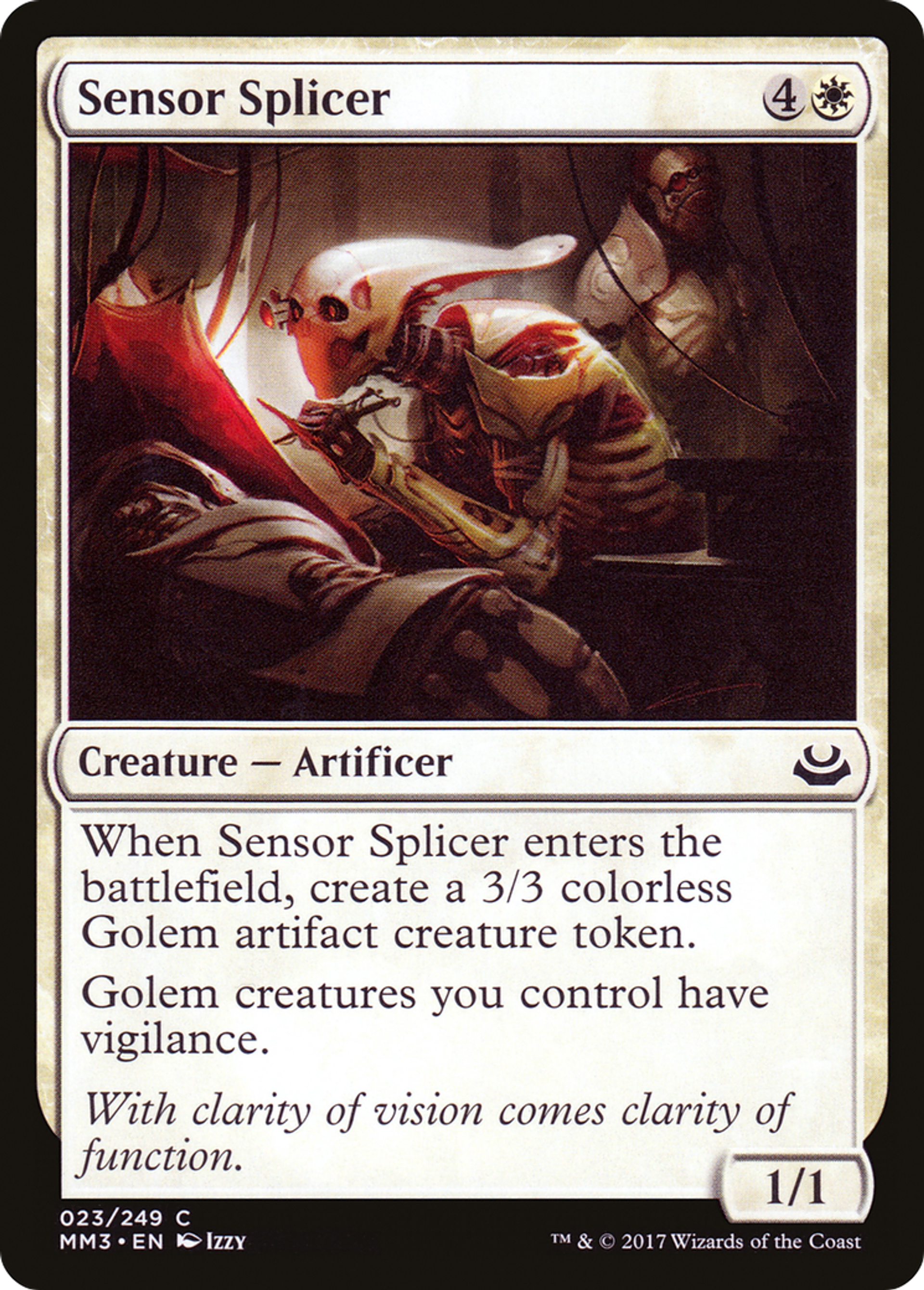 Sensor Splicer — Modern Masters 2017 — Magic: The Gathering