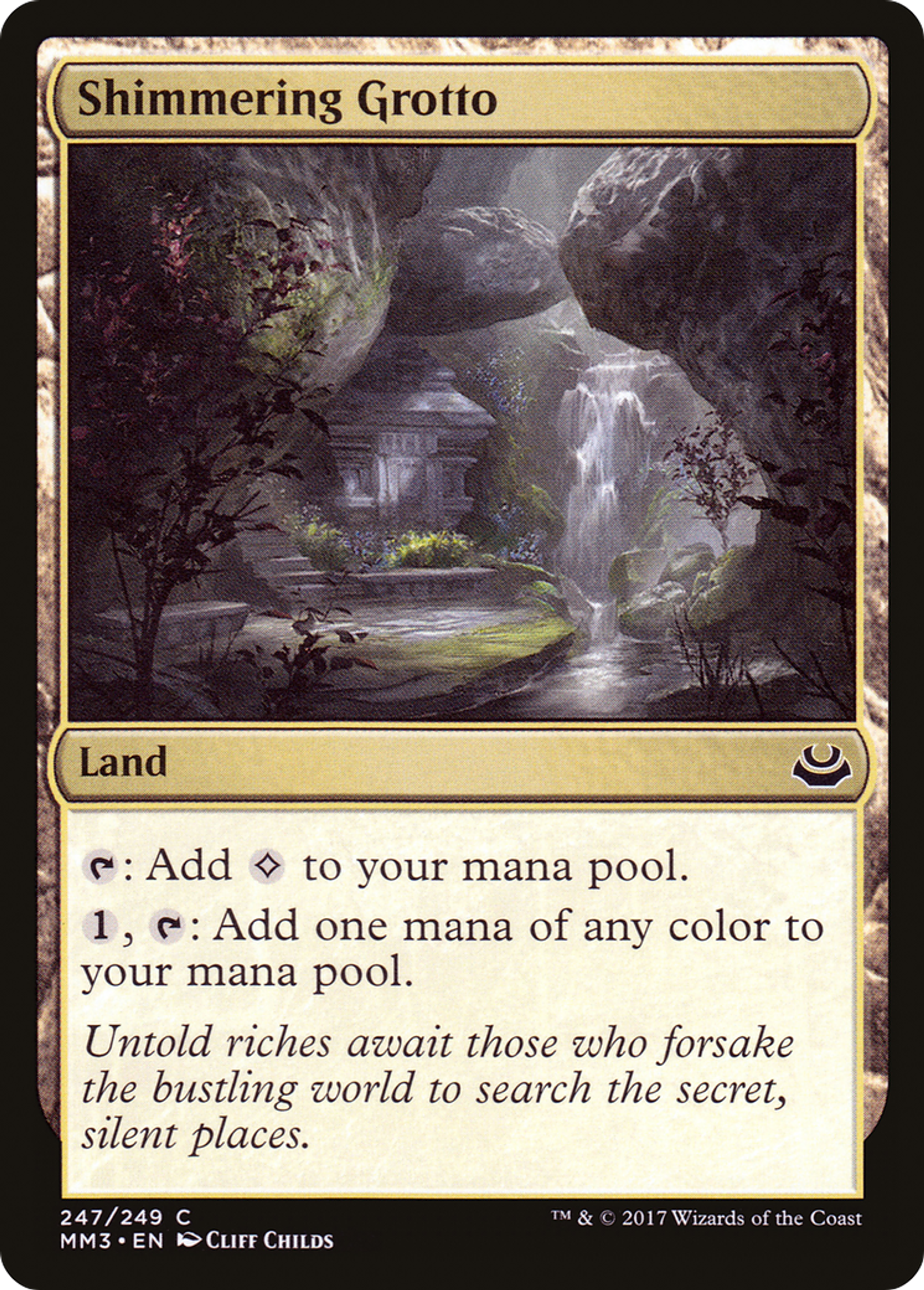 Shimmering Grotto — Modern Masters 2017 — Magic: The Gathering