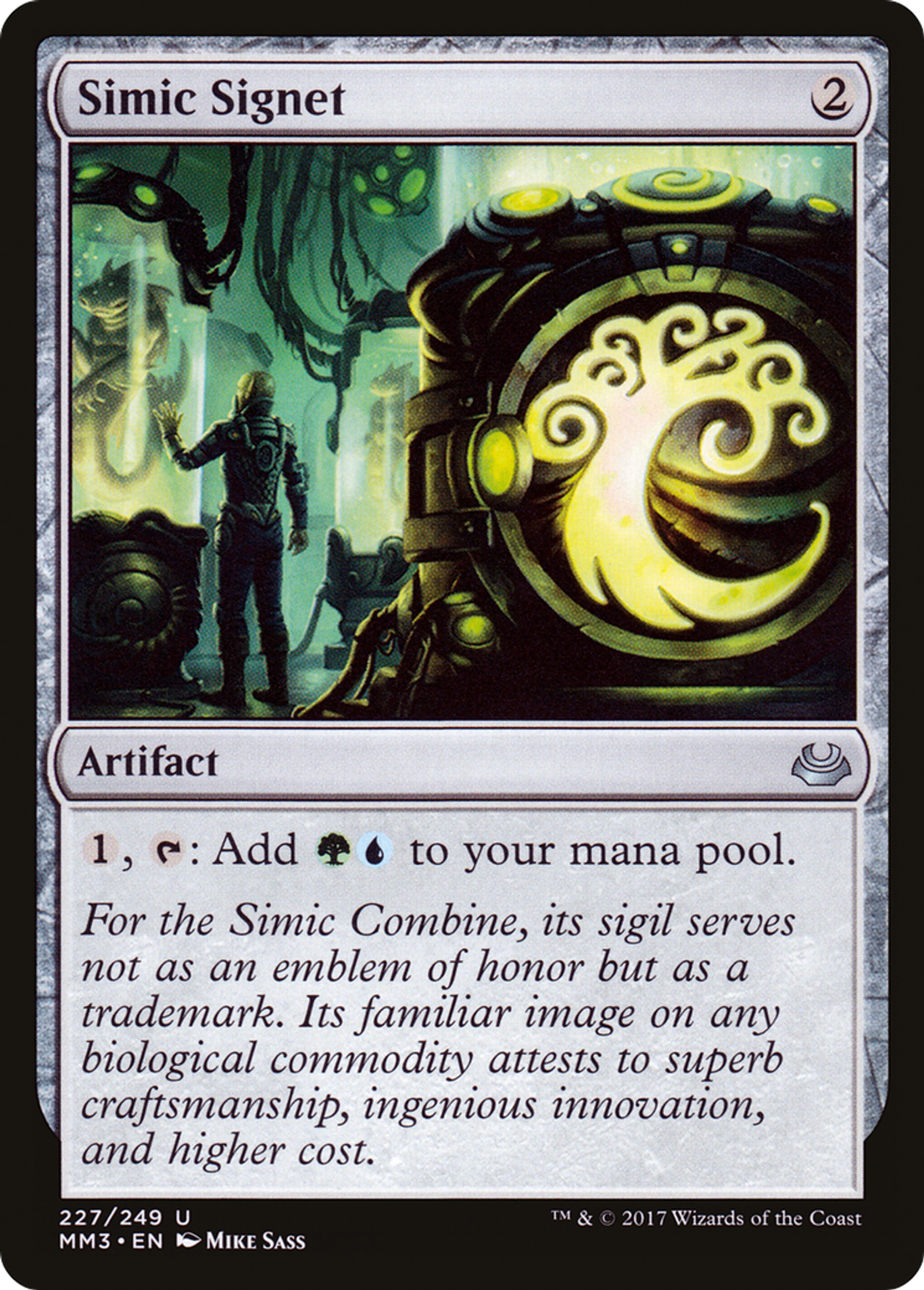 Simic Signet — Modern Masters 2017 — Magic: The Gathering