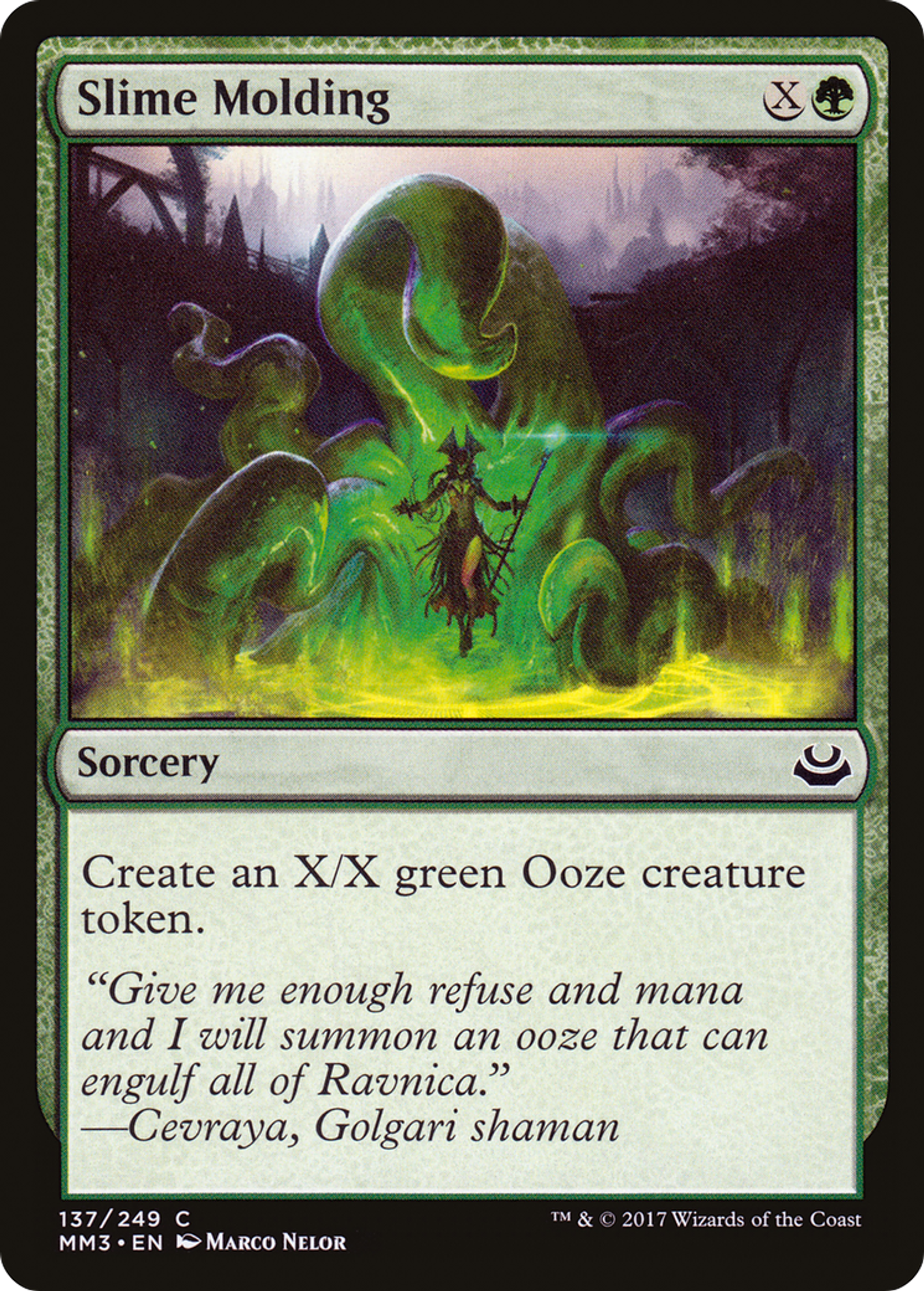 Slime Molding — Modern Masters 2017 — Magic: The Gathering