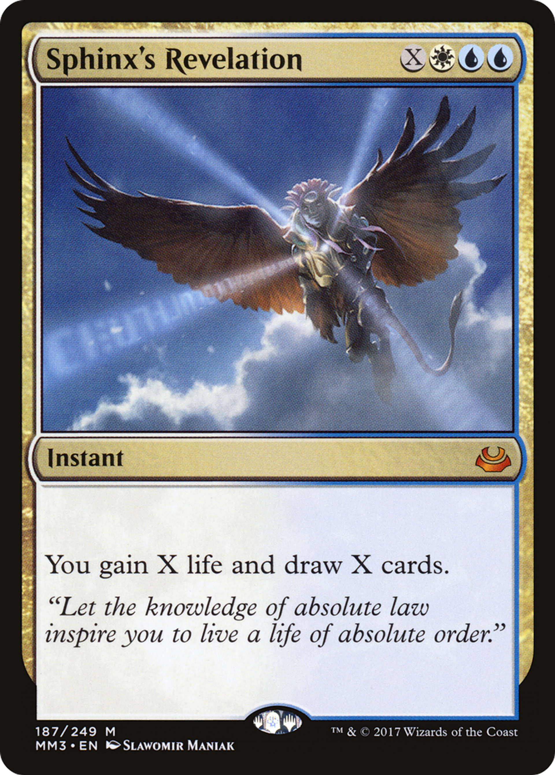 Sphinx's Revelation — Modern Masters 2017 — Magic: The Gathering