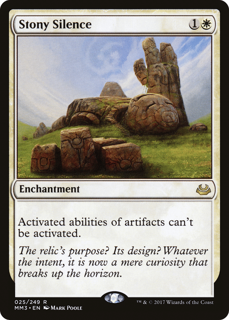 Stony Silence — Modern Masters 2017 — Magic: The Gathering