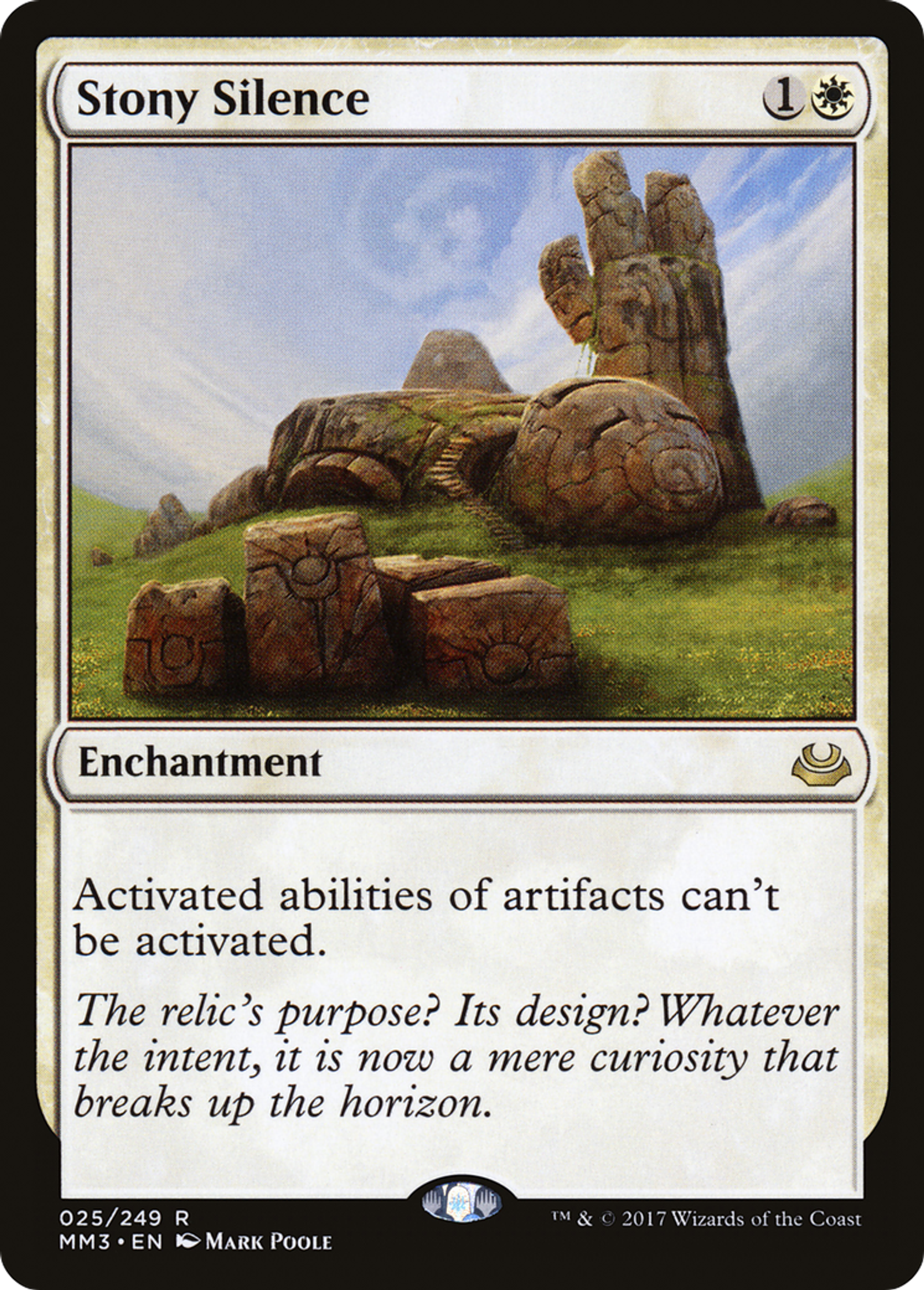 Silence de pierre — Modern Masters 2017 — Magic: The Gathering