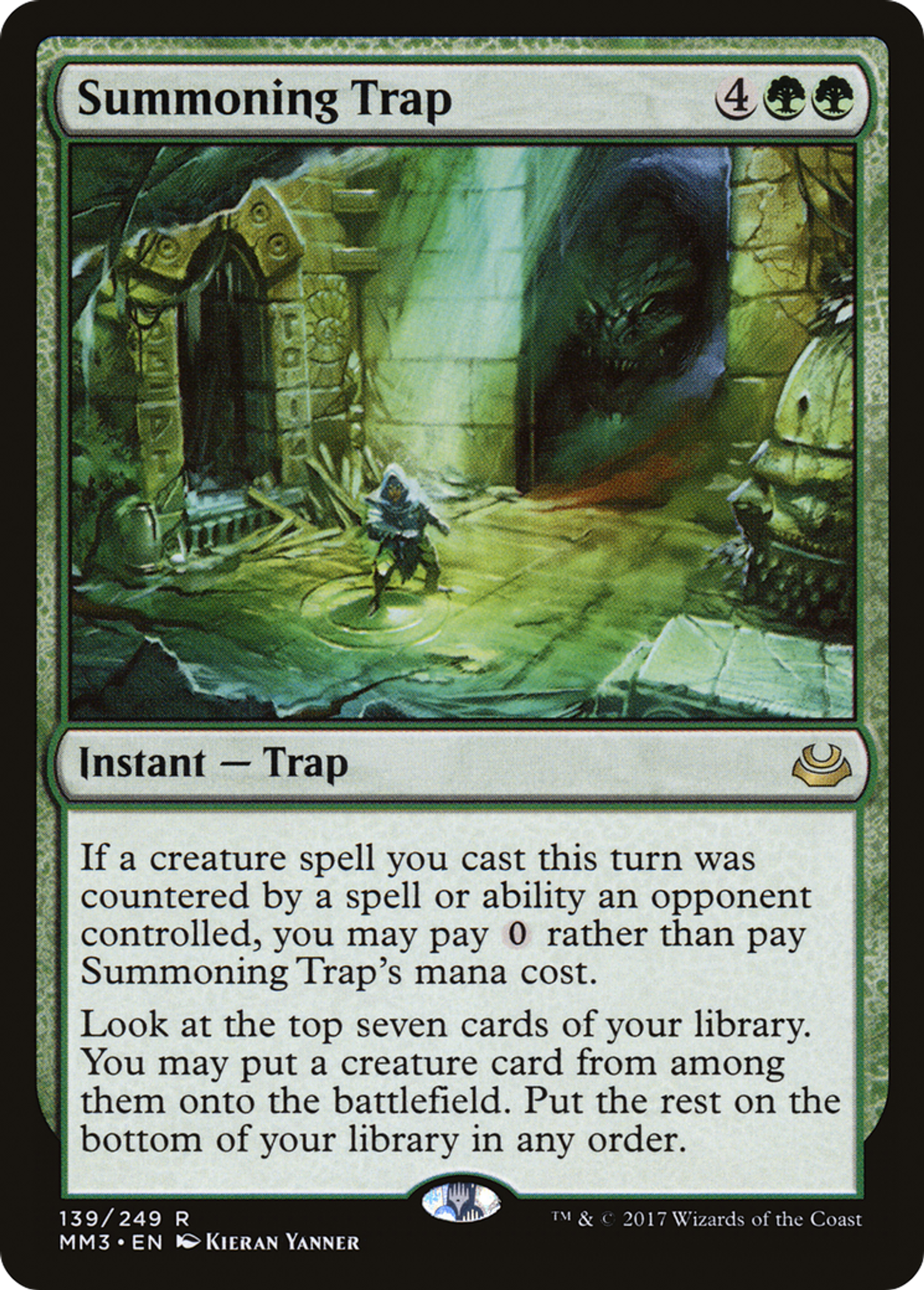 Summoning Trap — Modern Masters 2017 — Magic: The Gathering