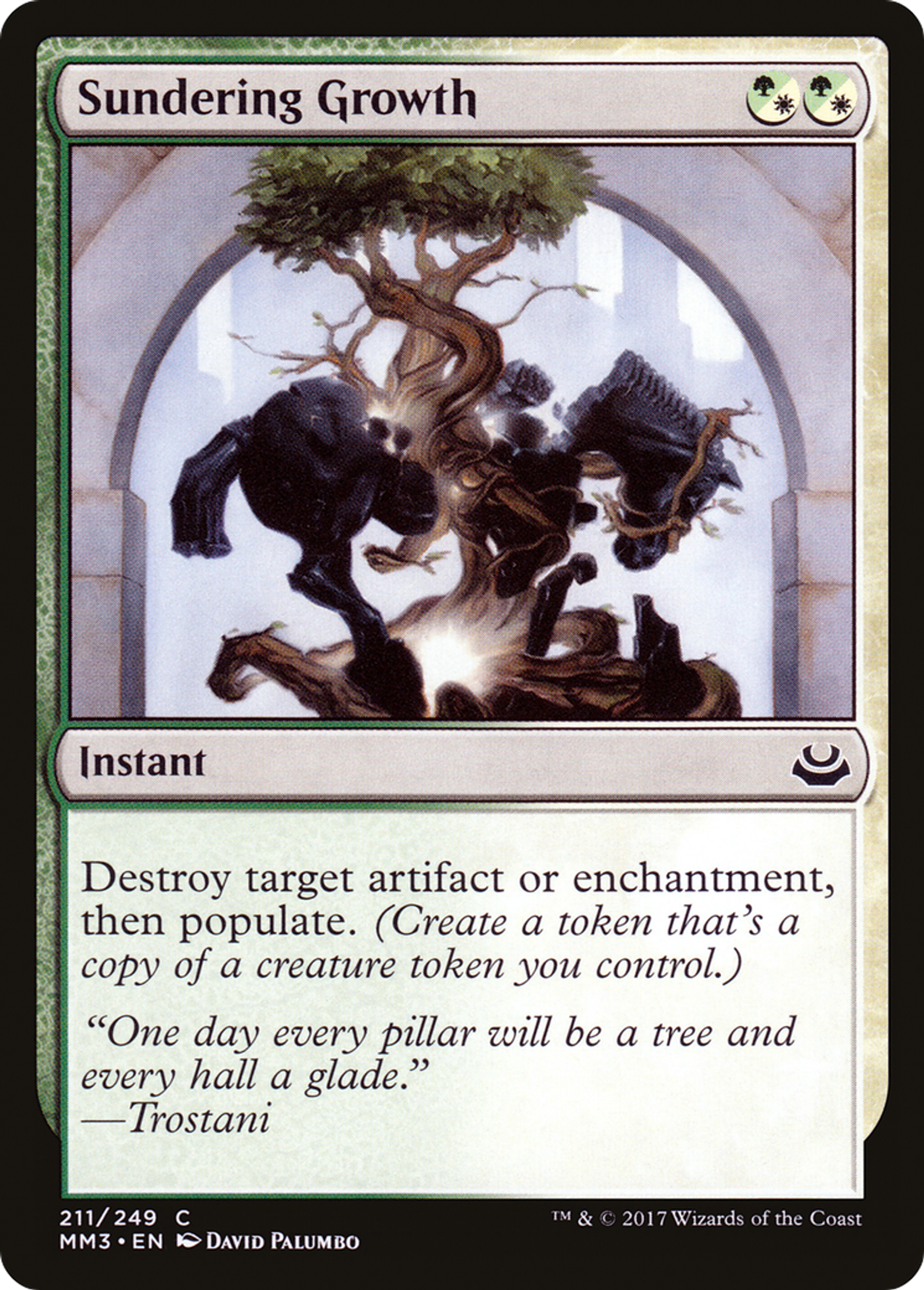 Sundering Growth — Modern Masters 2017 — Magic: The Gathering