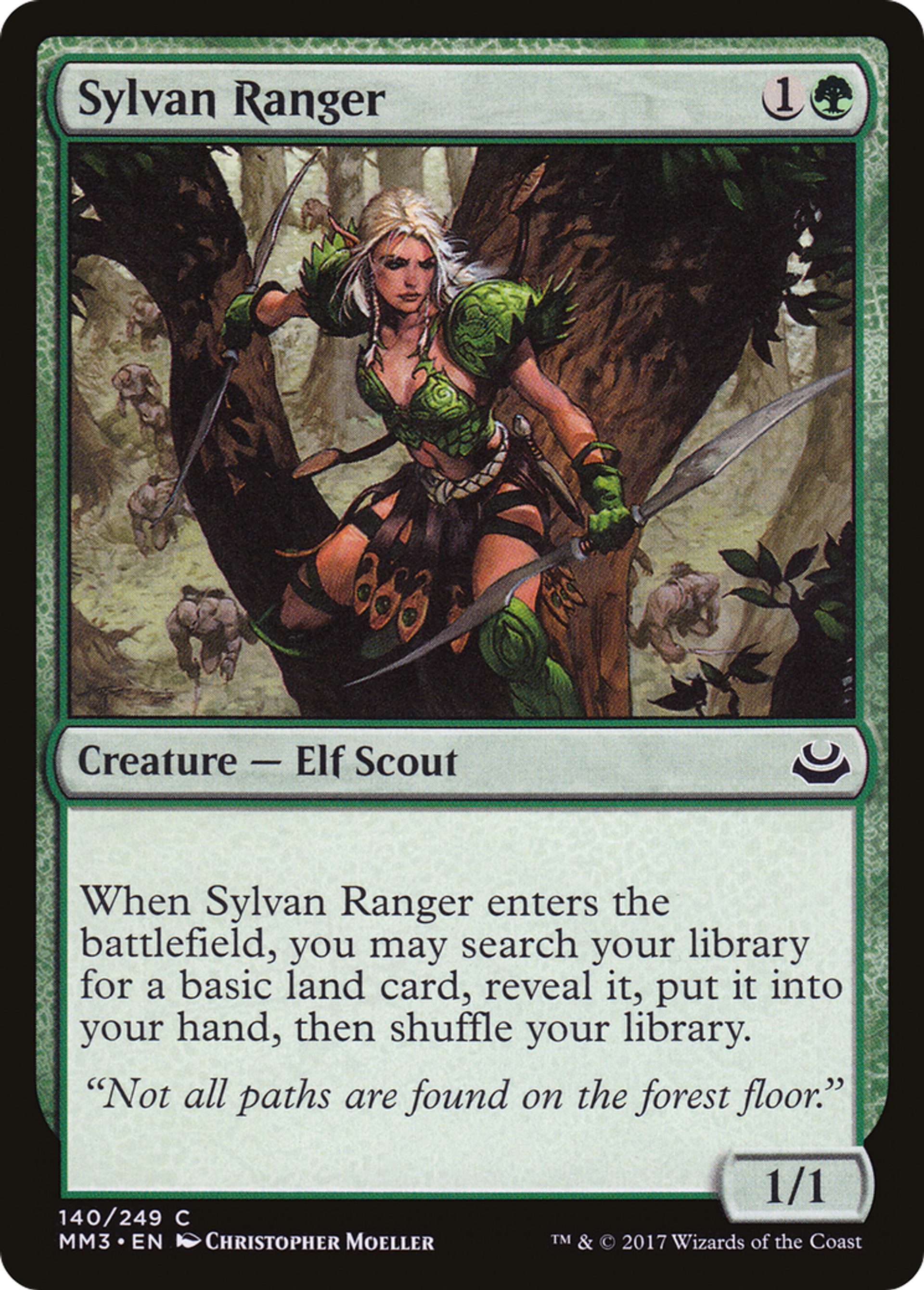 Sylvan Ranger — Modern Masters 2017 — Magic: The Gathering