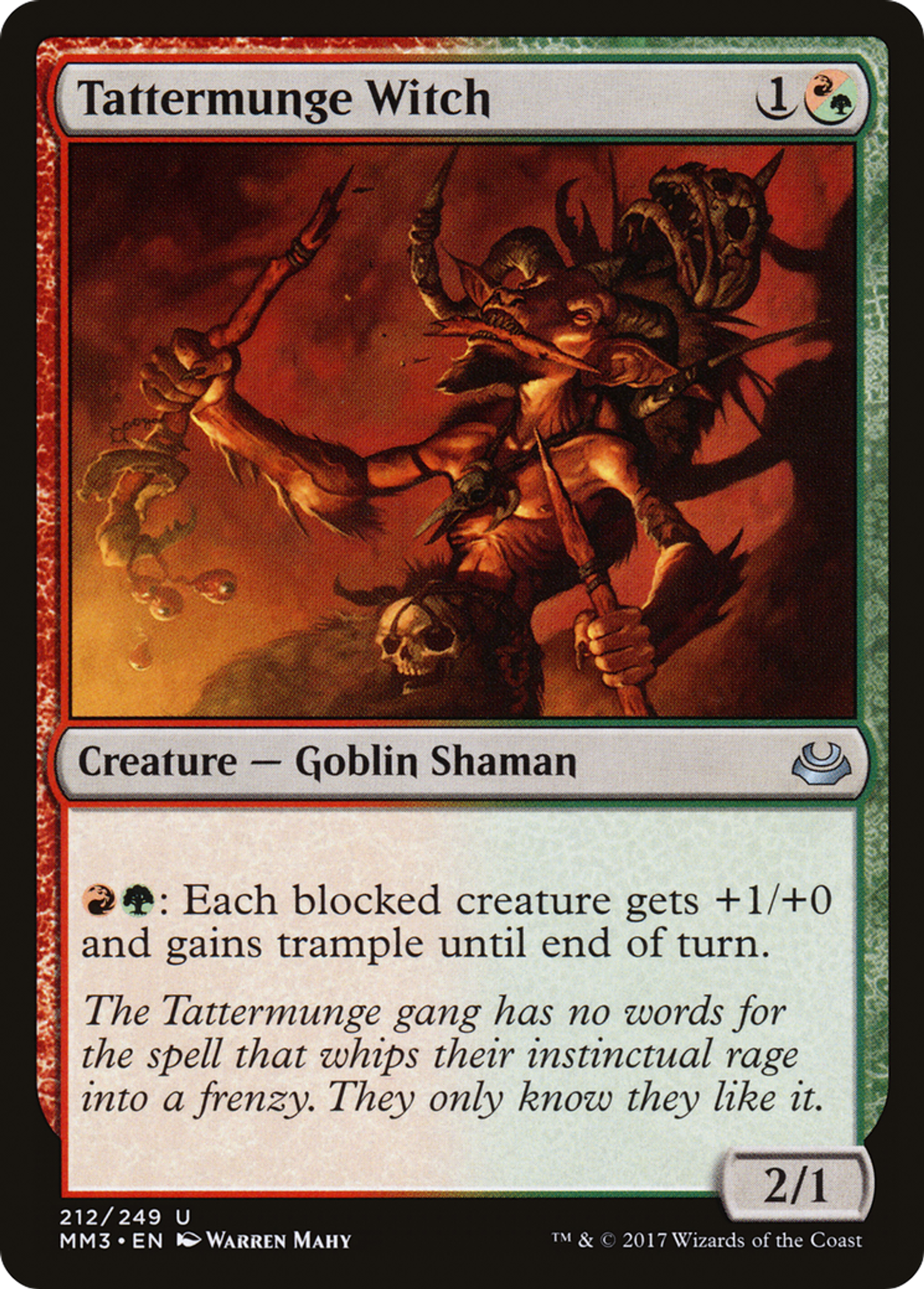Tattermunge Witch — Modern Masters 2017 — Magic: The Gathering