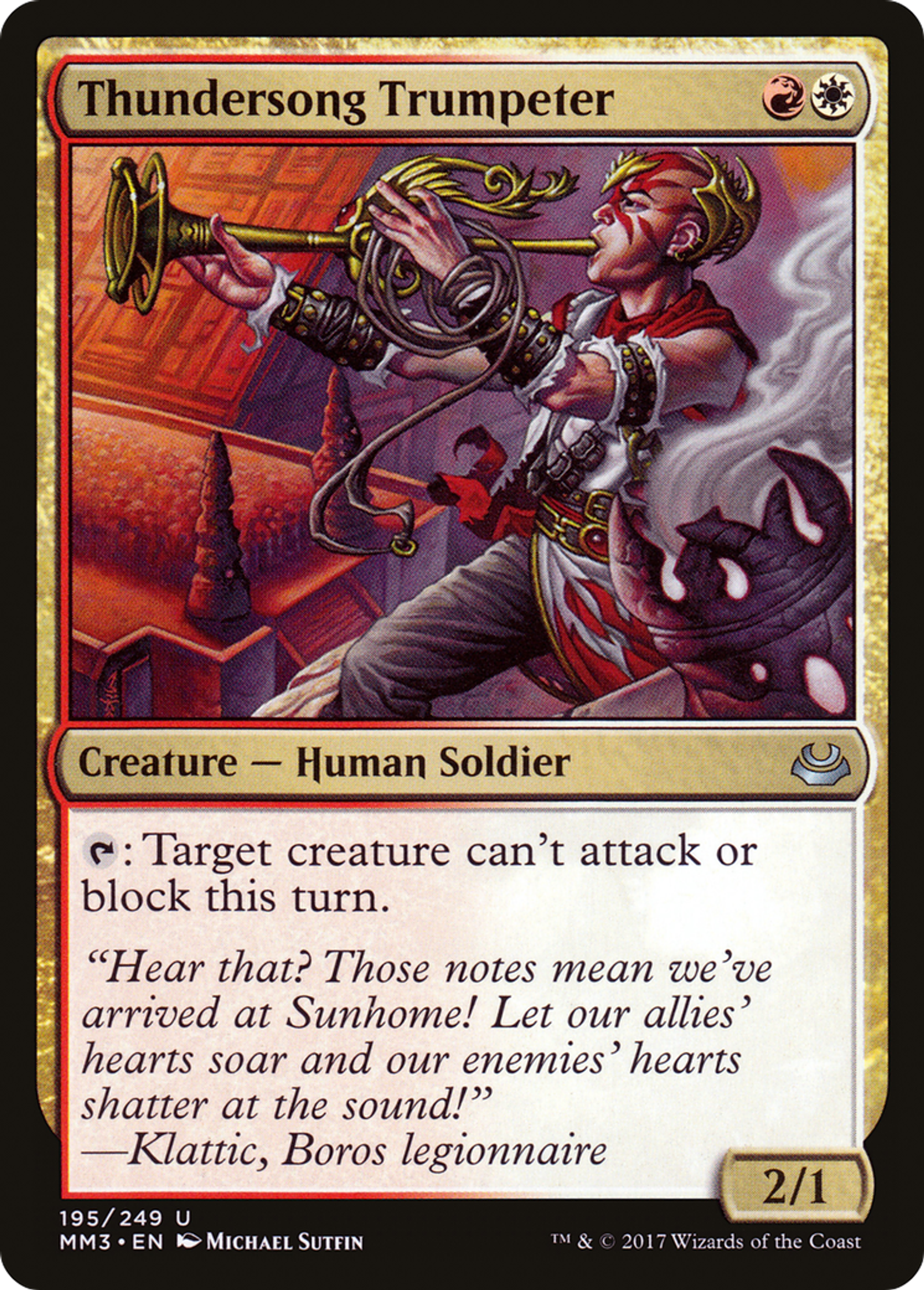 Thundersong Trumpeter — Modern Masters 2017 — Magic: The Gathering