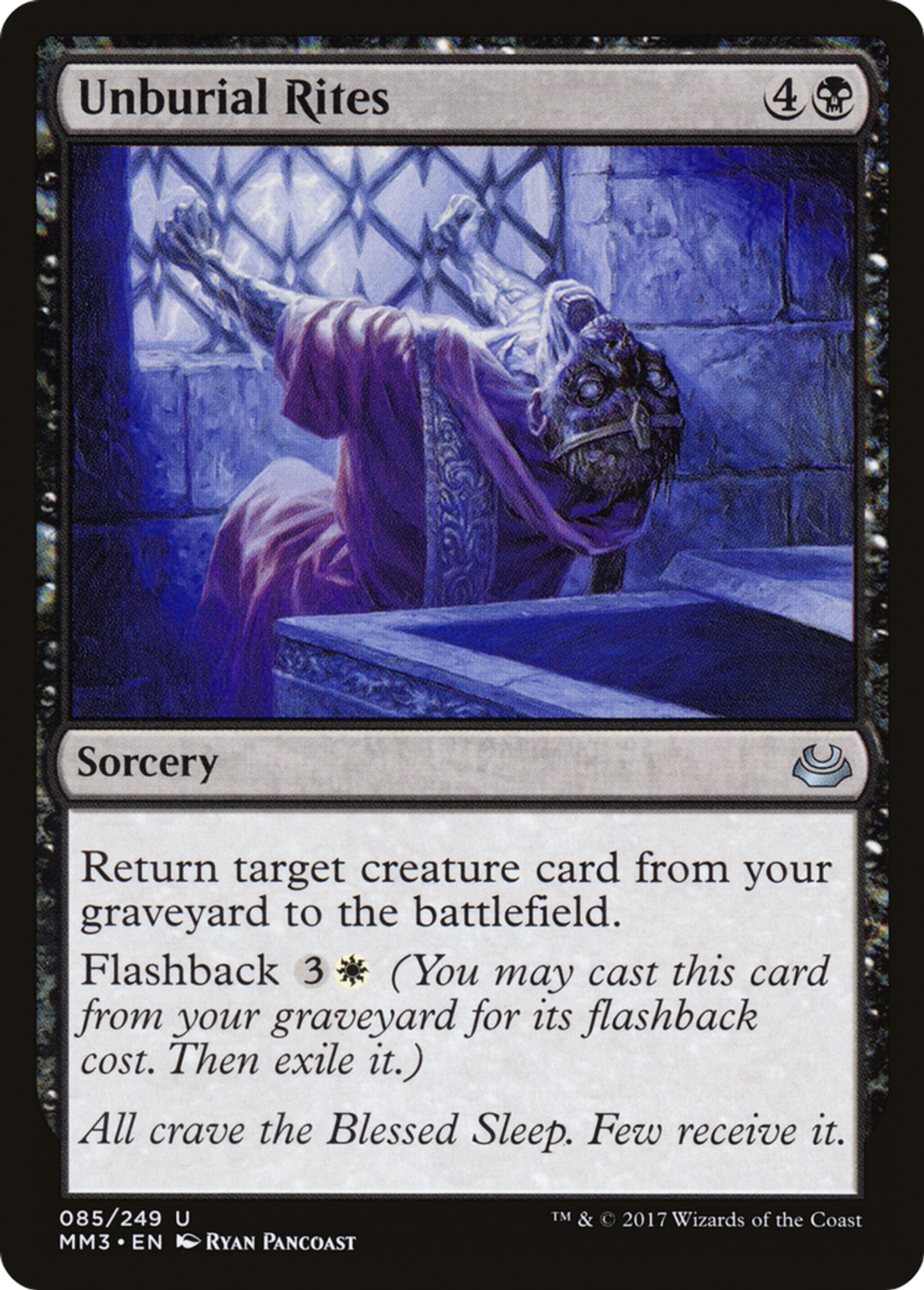 Unburial Rites — Modern Masters 2017 — Magic: The Gathering