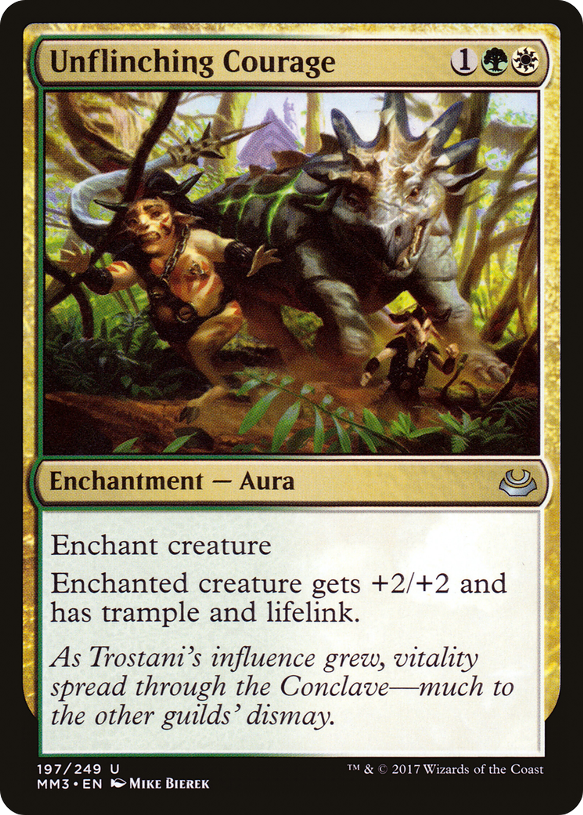 Unflinching Courage — Modern Masters 2017 — Magic: The Gathering