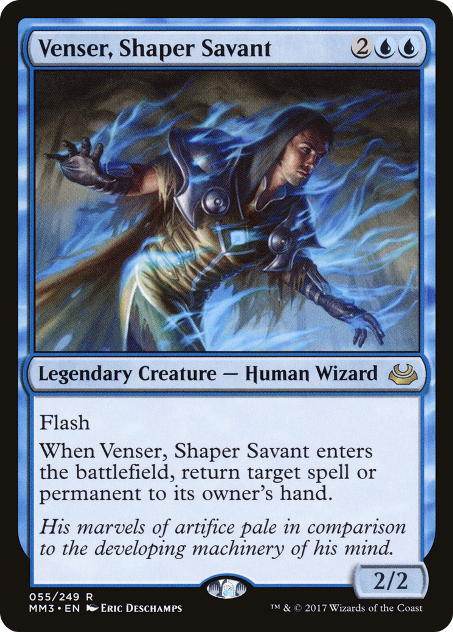 Venser, Shaper Savant — Modern Masters 2017 — Magic: The Gathering