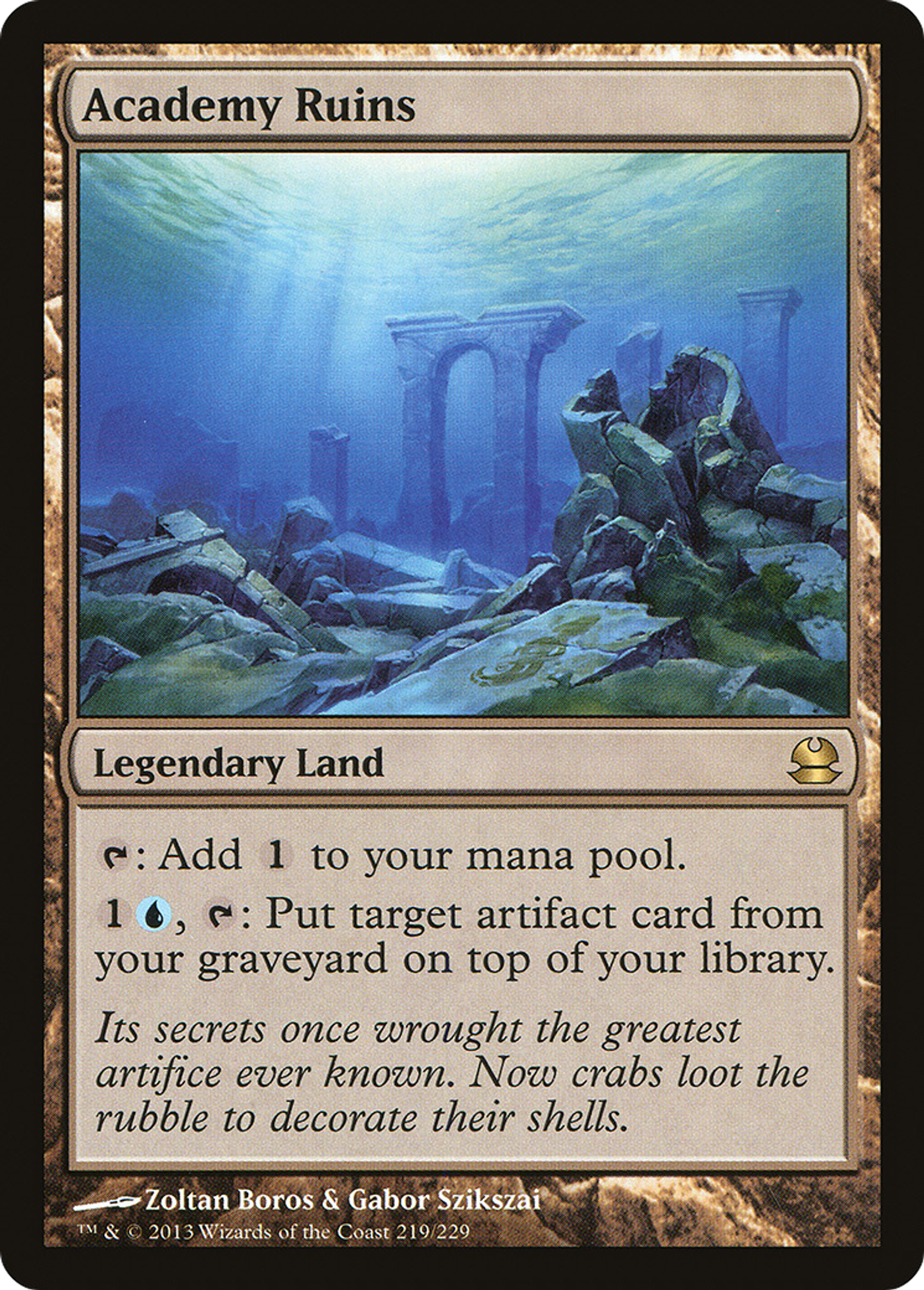 Academy Ruins — Modern Masters — Magic: The Gathering