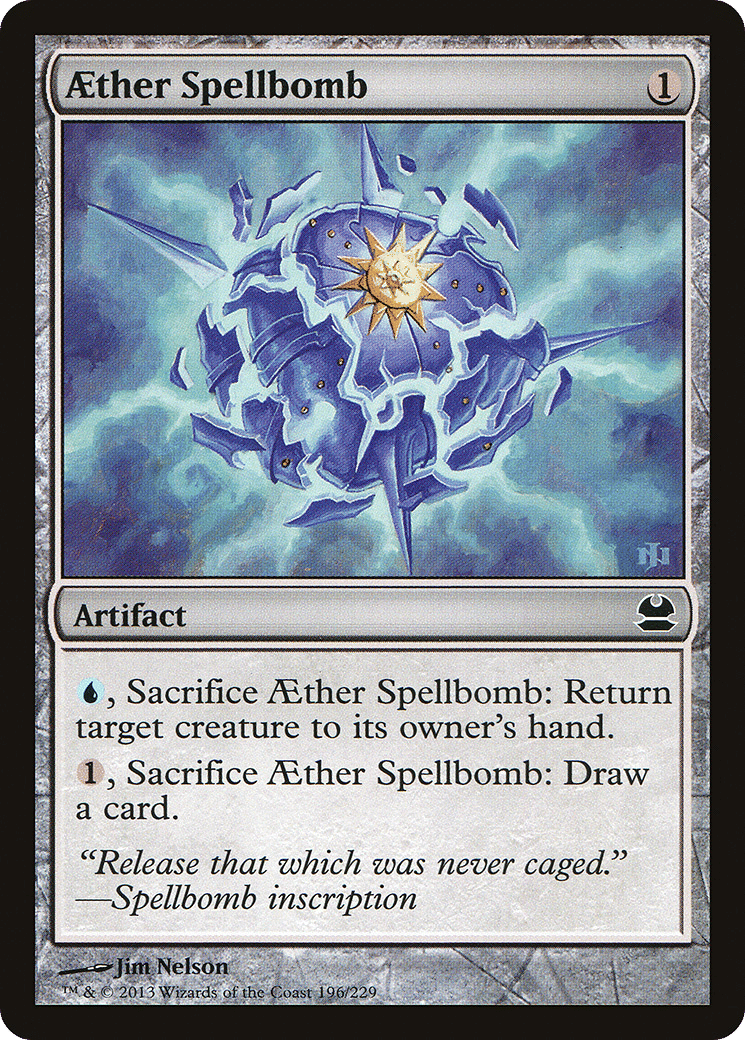 Aether Spellbomb — Modern Masters — Magic: The Gathering