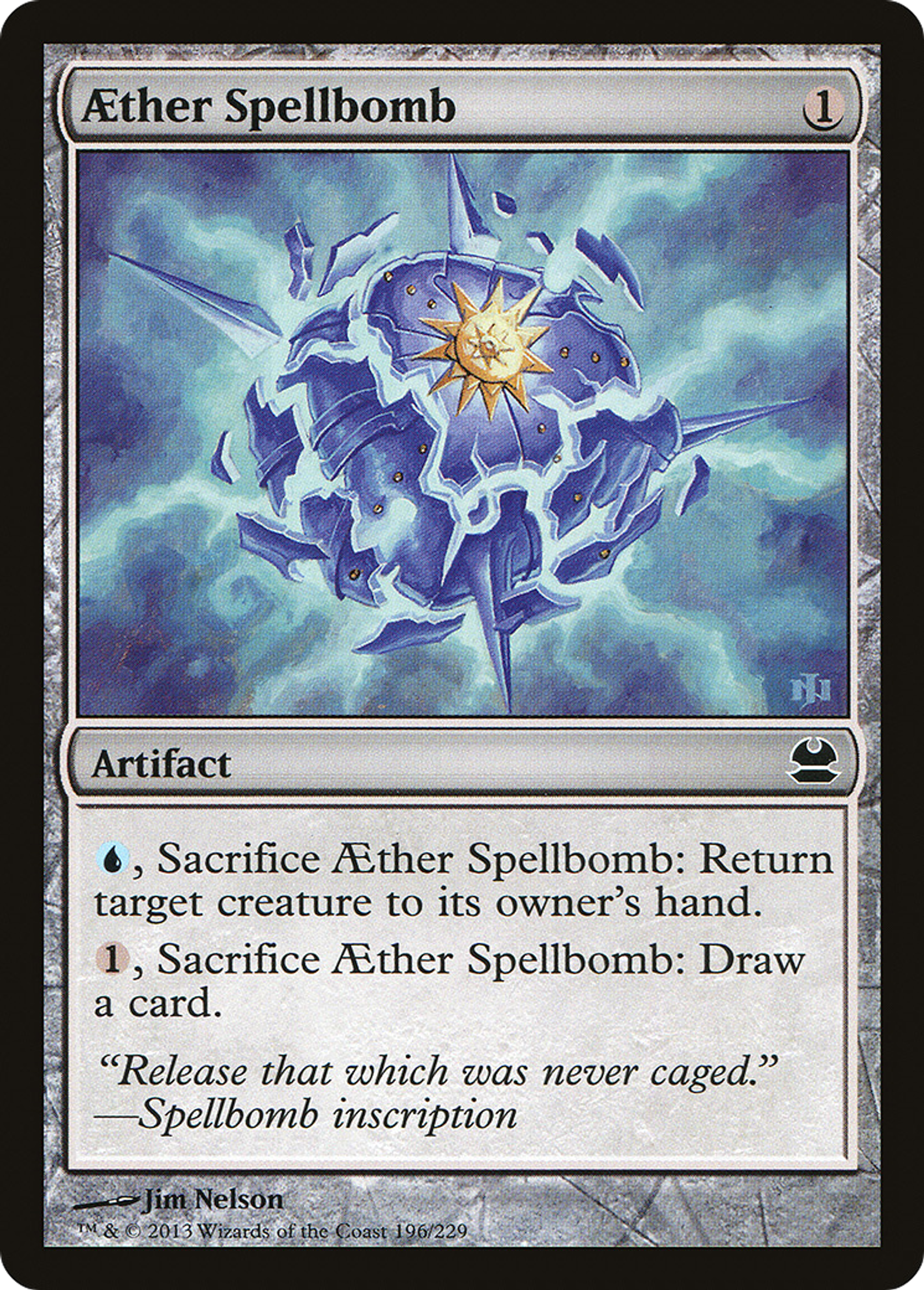 Aether Spellbomb — Modern Masters — Magic: The Gathering