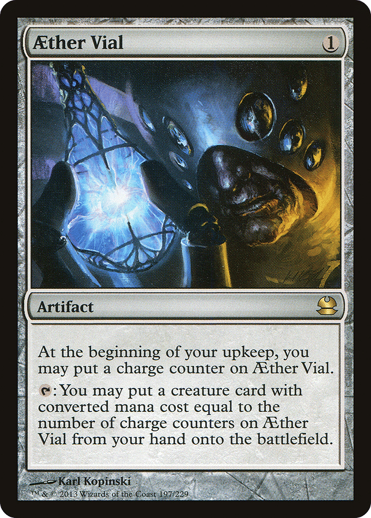 Fiole d'Aether — Modern Masters — Magic: The Gathering