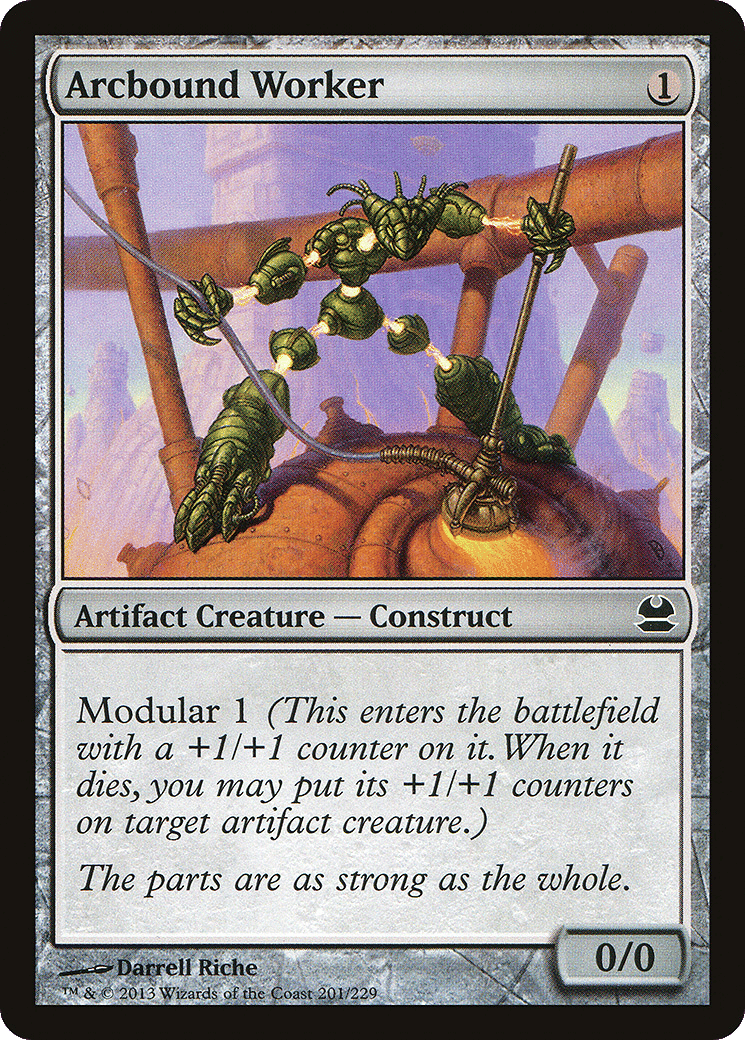 Arcbound Worker — Modern Masters — Magic: The Gathering