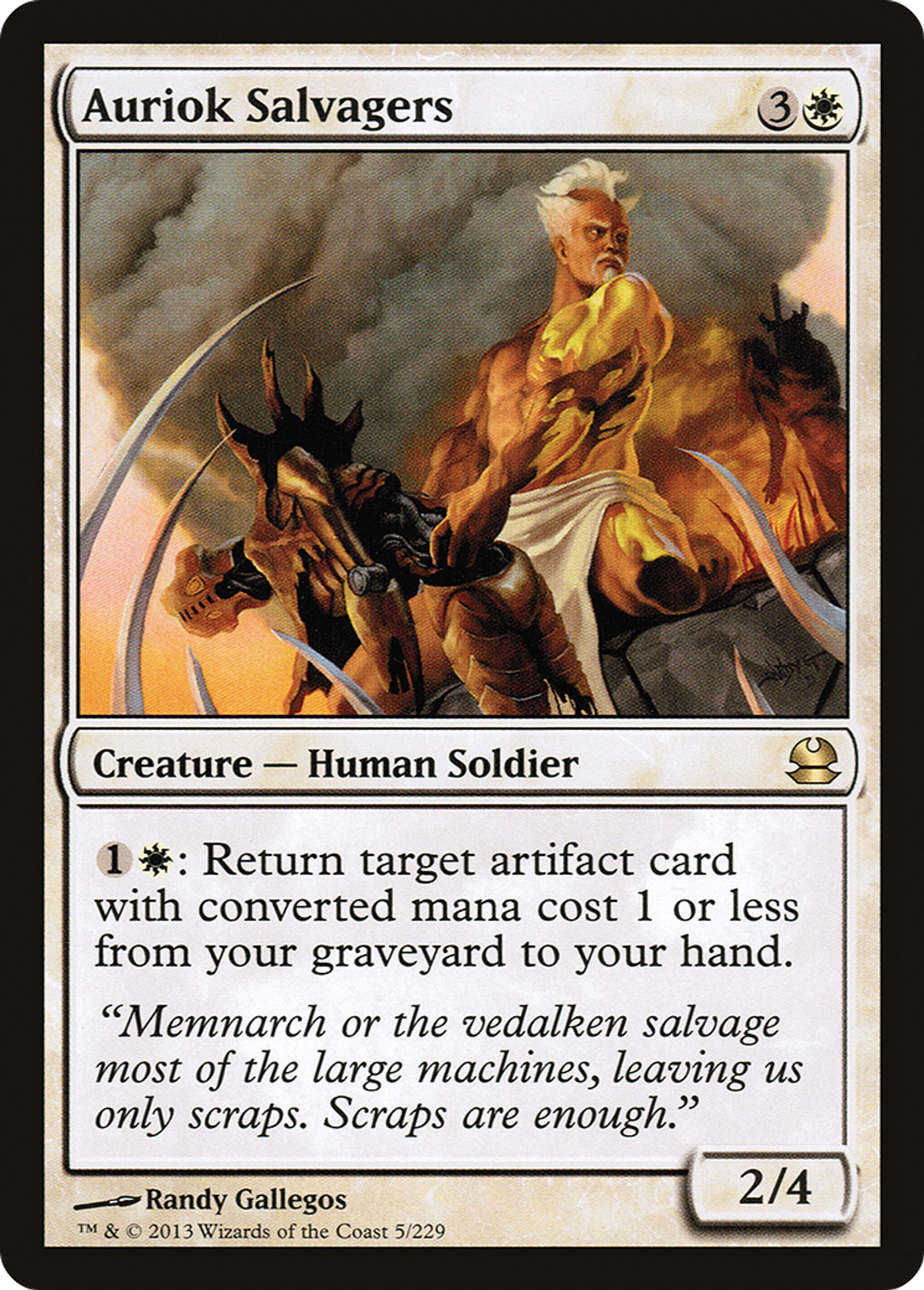 Auriok Salvagers — Modern Masters — Magic: The Gathering