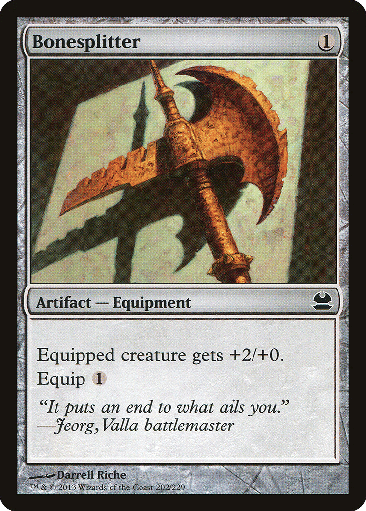 Bonesplitter — Modern Masters — Magic: The Gathering
