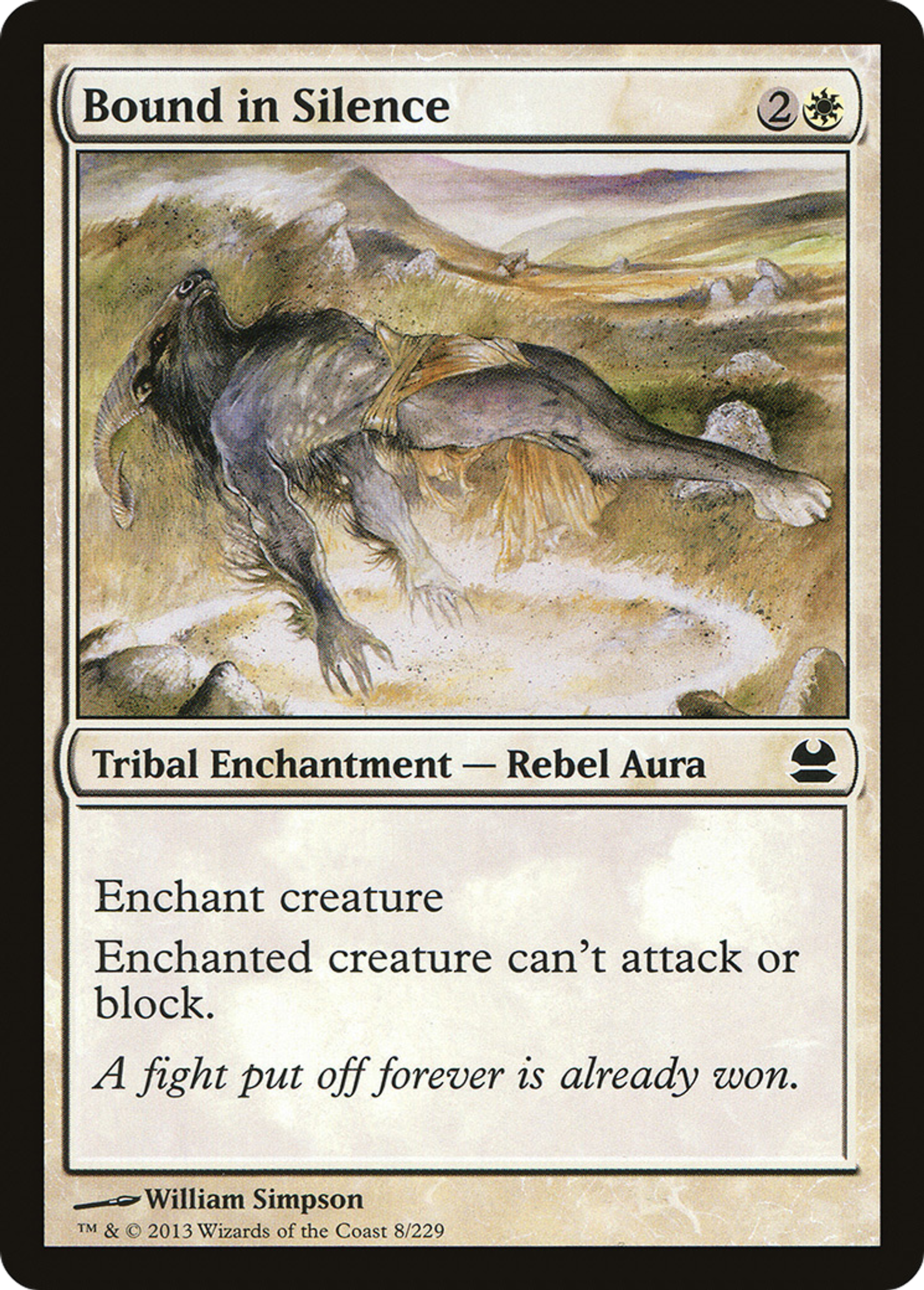 Bound in Silence — Modern Masters — Magic: The Gathering