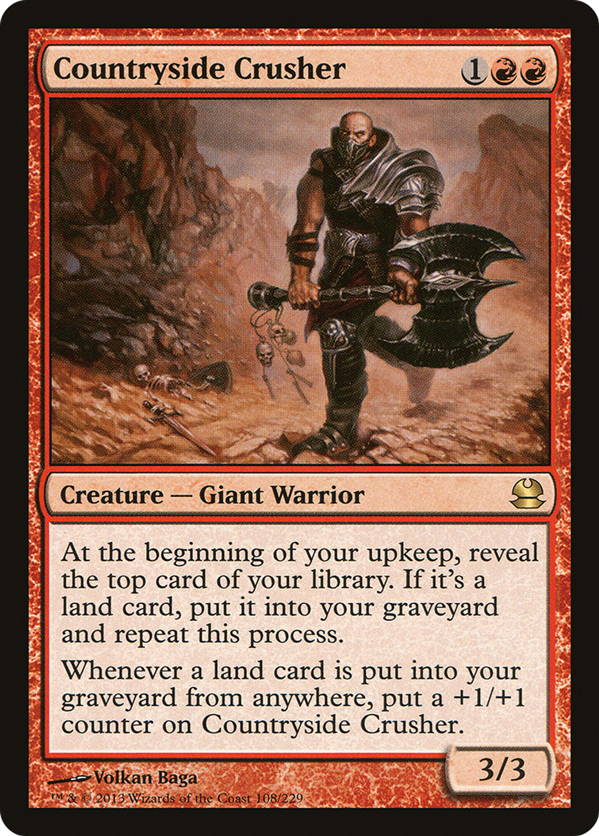 Countryside Crusher — Modern Masters — Magic: The Gathering