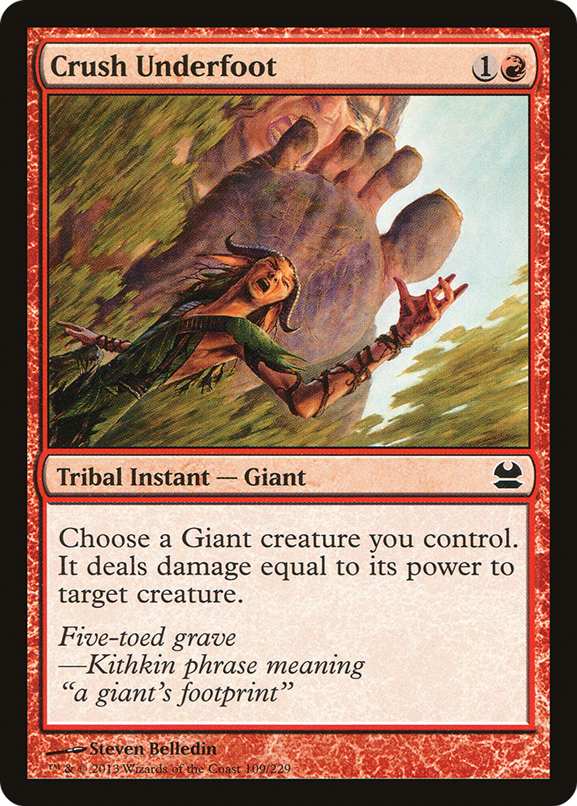 Crush Underfoot — Modern Masters — Magic: The Gathering