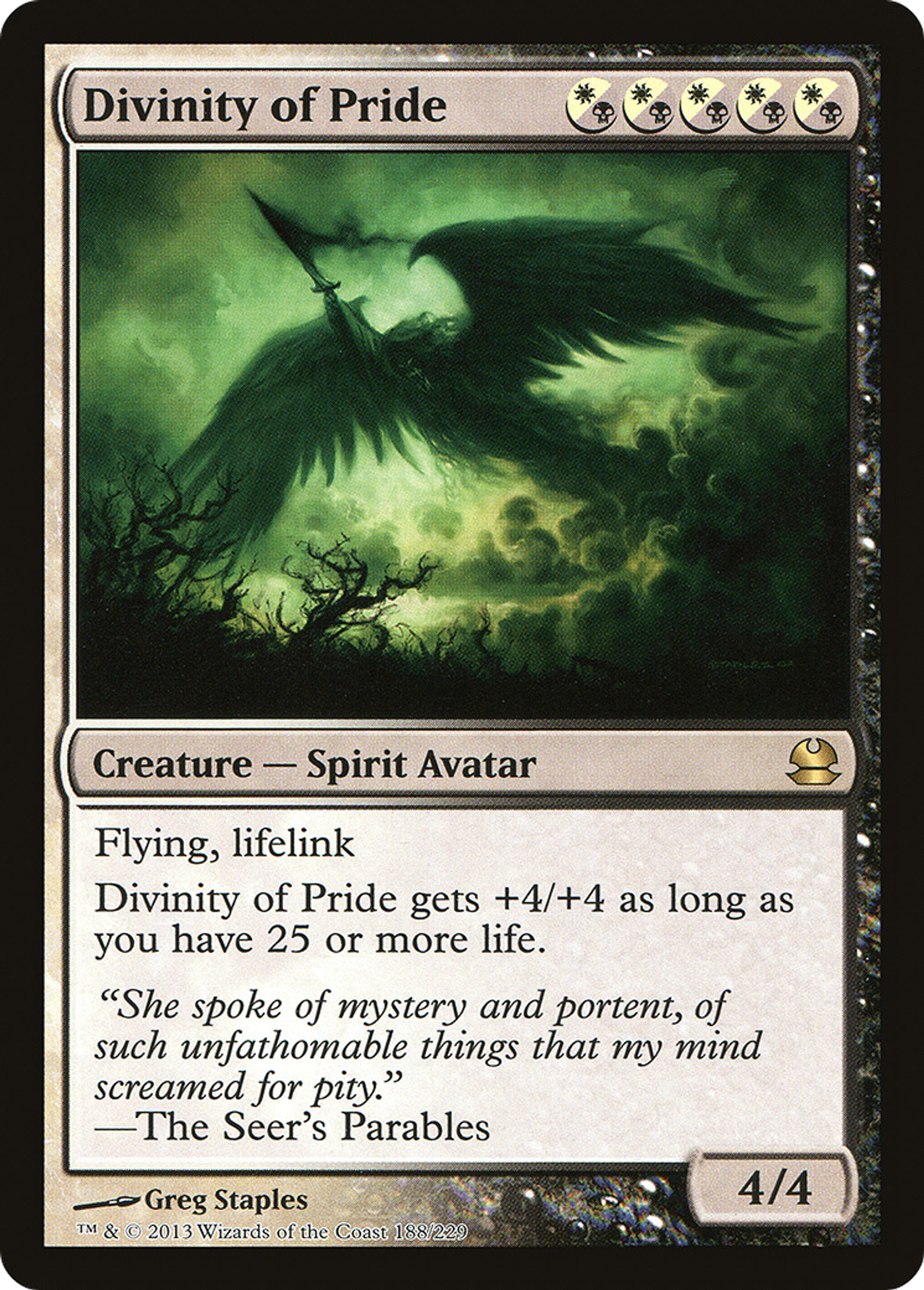 Divinity of Pride — Modern Masters — Magic: The Gathering