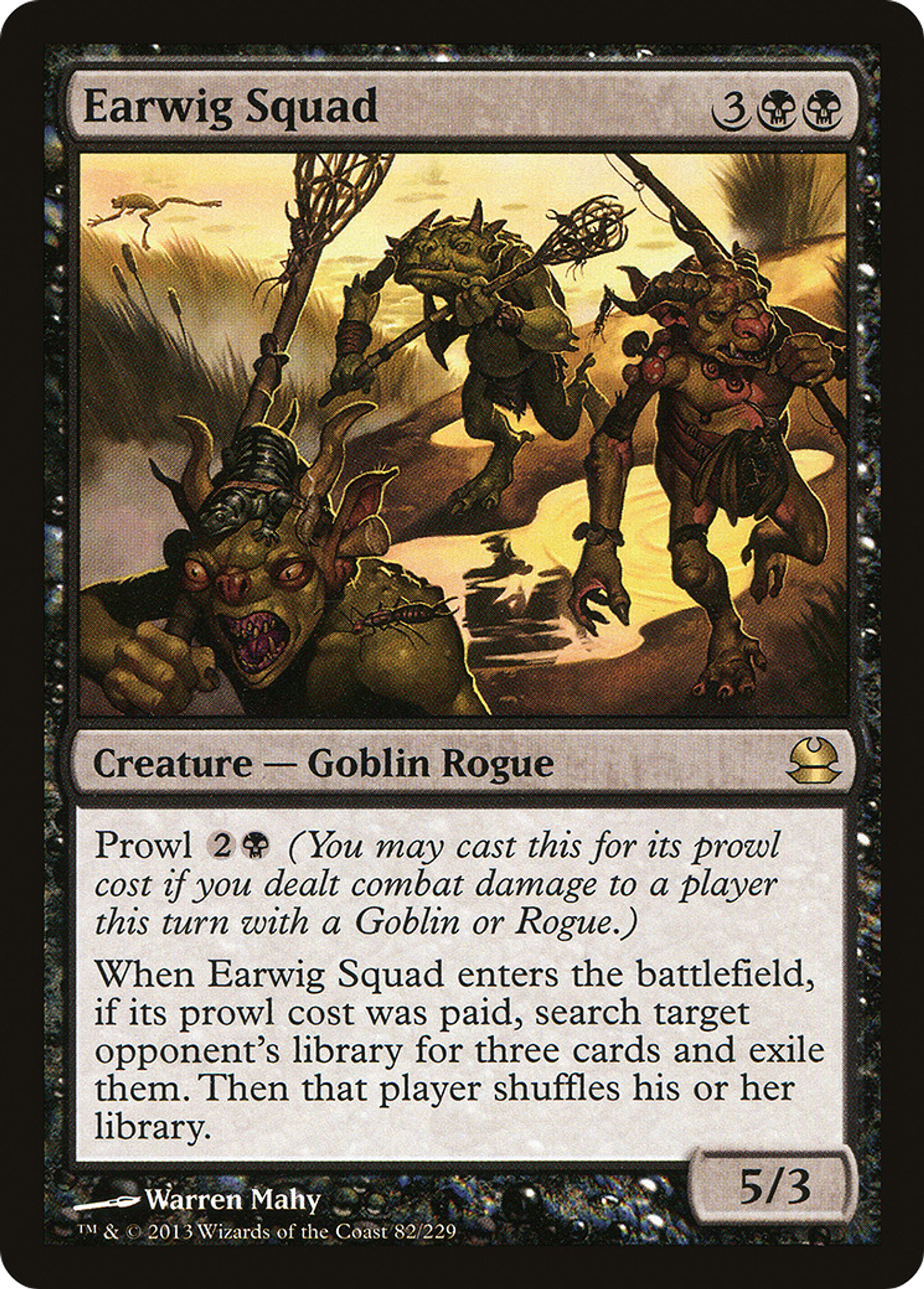 Escouade de perce-oreilles — Modern Masters — Magic: The Gathering