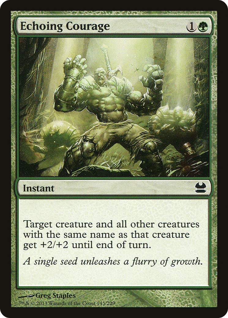 Echoing Courage — Modern Masters — Magic: The Gathering