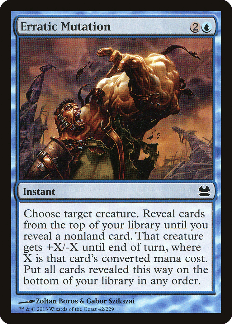 Erratic Mutation — Modern Masters — Magic: The Gathering