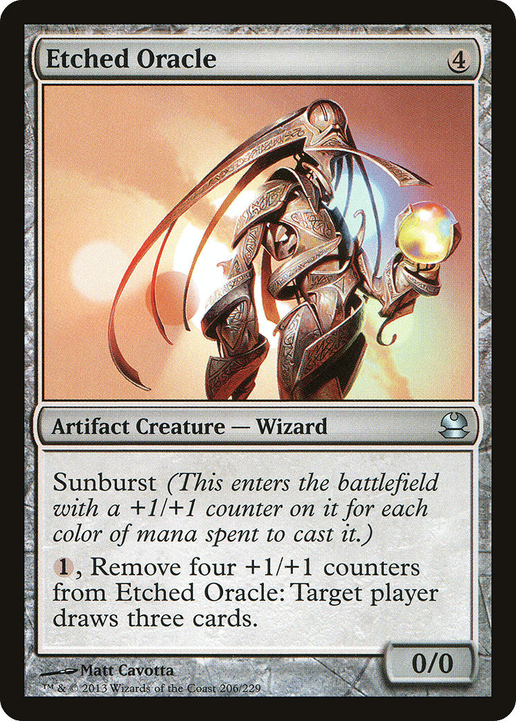 Etched Oracle — Modern Masters — Magic: The Gathering