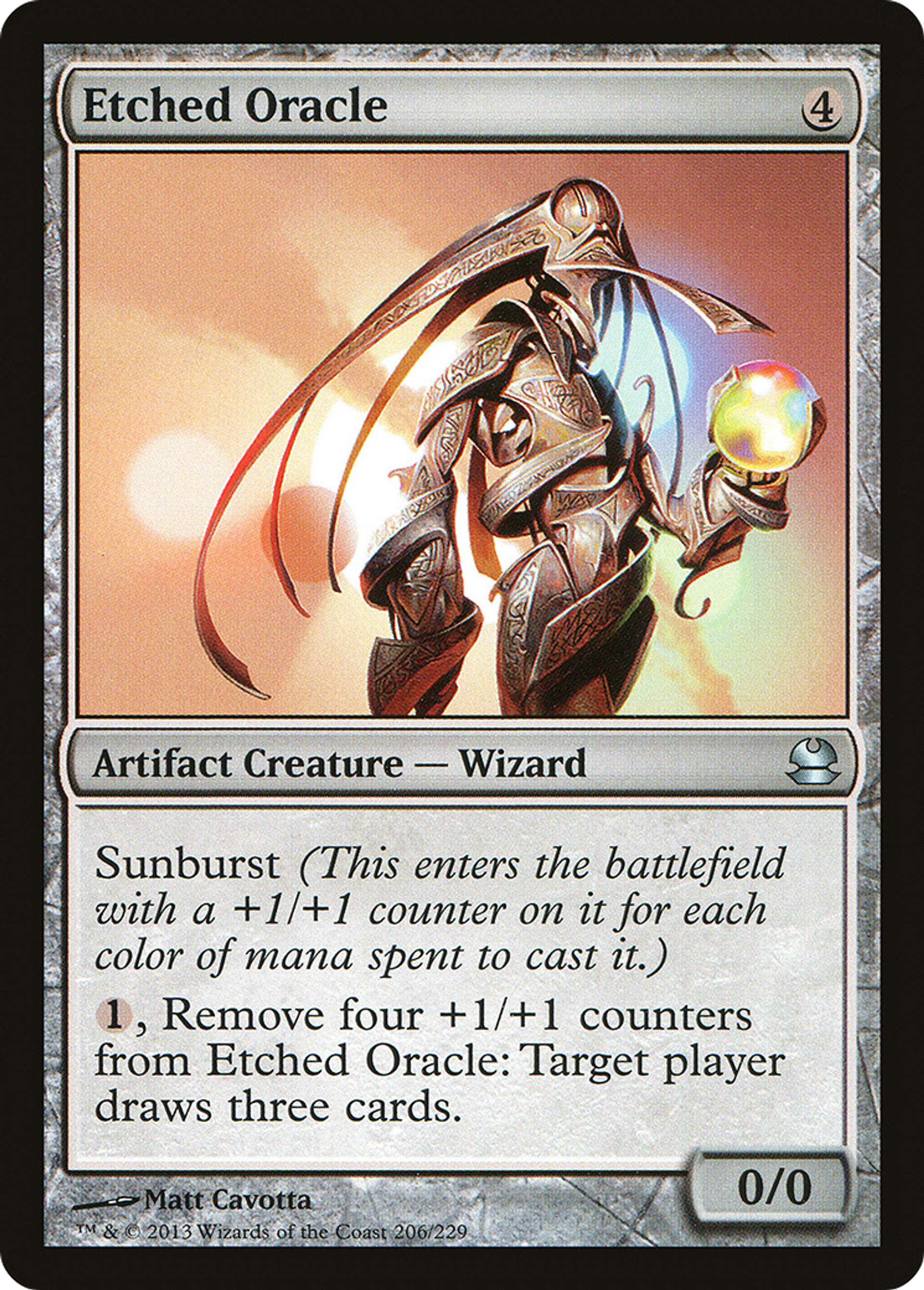 Etched Oracle — Modern Masters — Magic: The Gathering