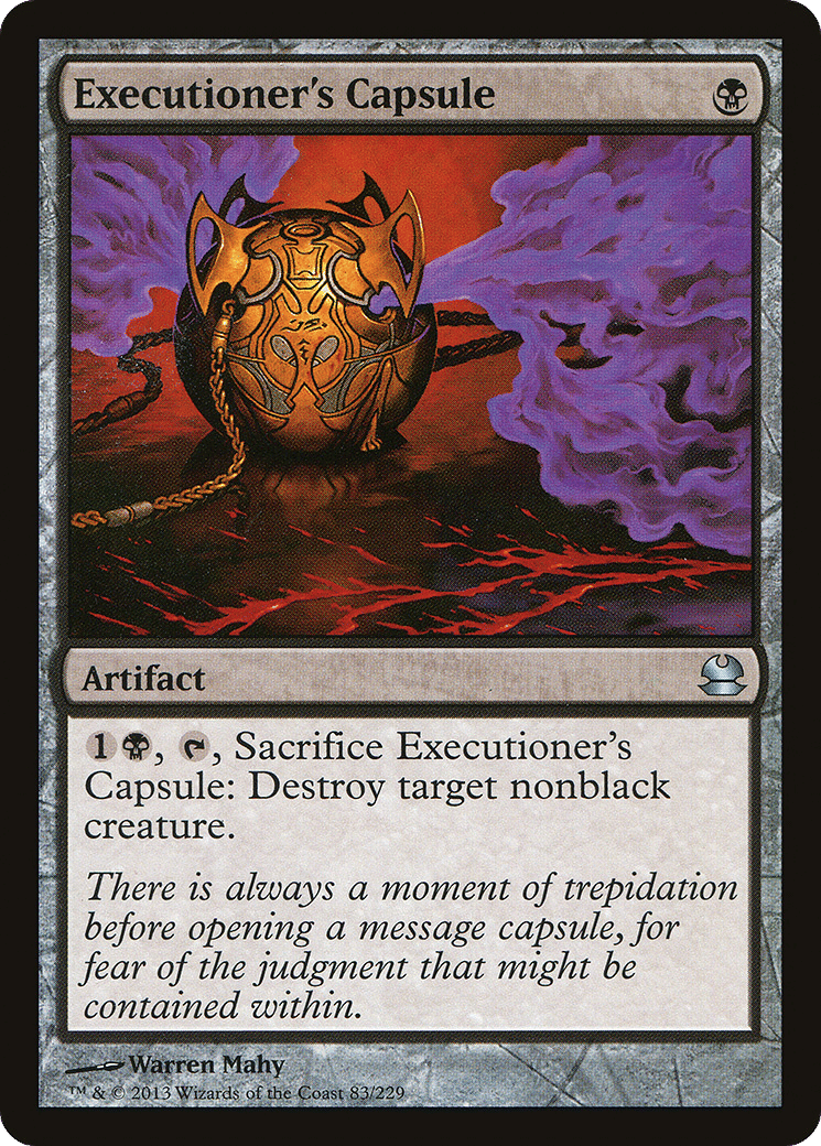Executioner's Capsule — Modern Masters — Magic: The Gathering