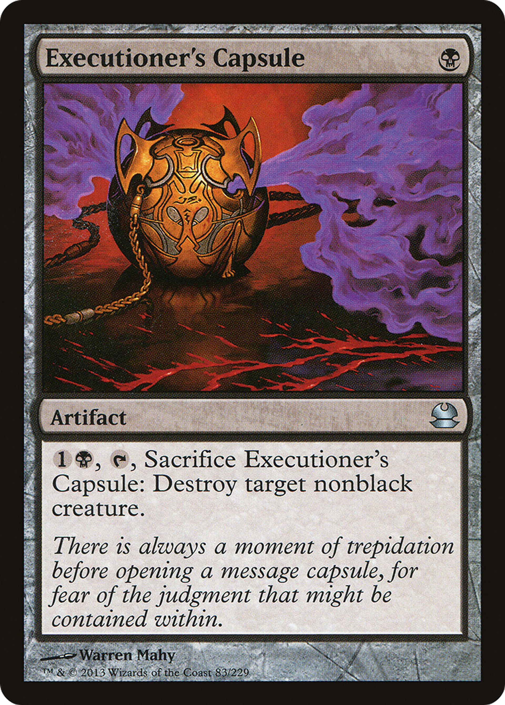 Executioner's Capsule — Modern Masters — Magic: The Gathering