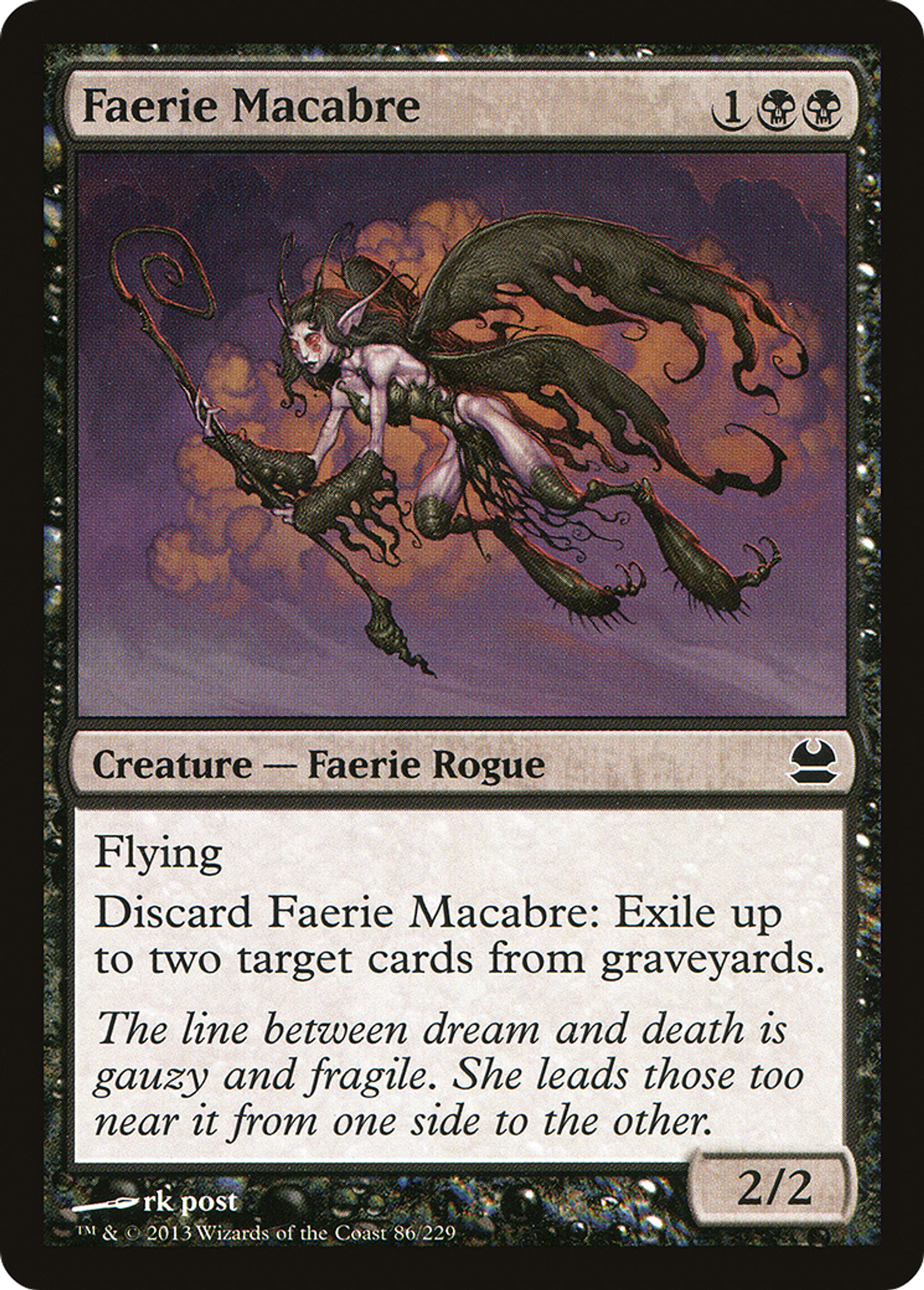 Faerie Macabre — Modern Masters — Magic: The Gathering
