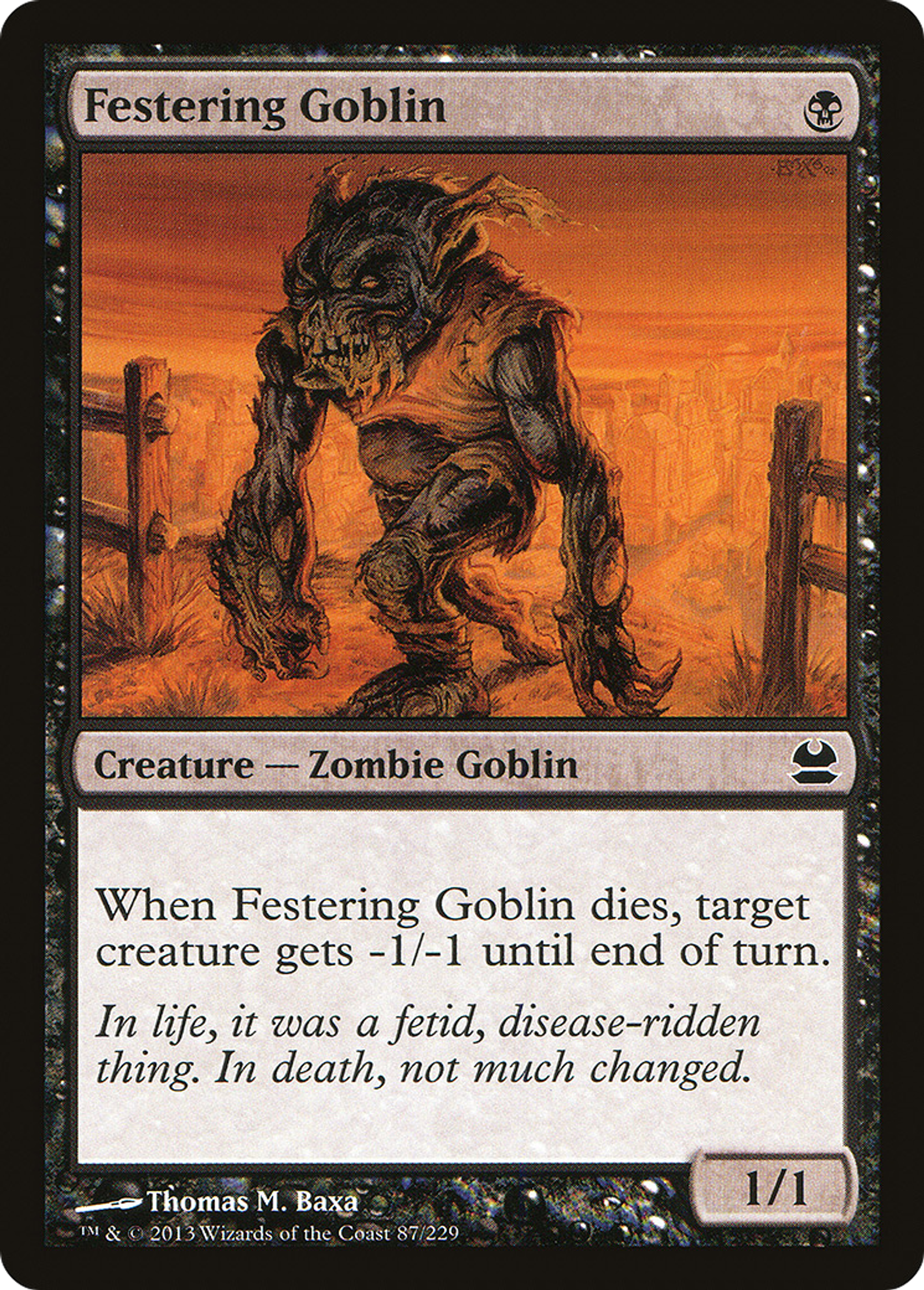 Festering Goblin — Modern Masters — Magic: The Gathering