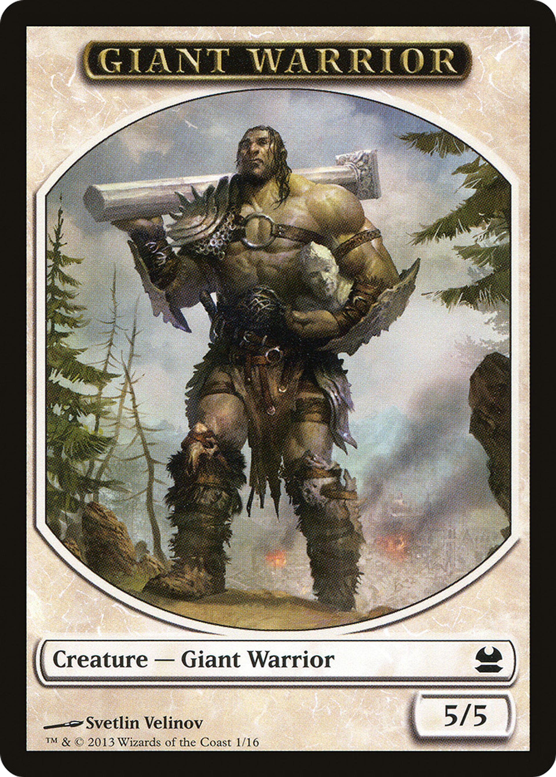 Giant Warrior — Modern Masters — Magic: The Gathering