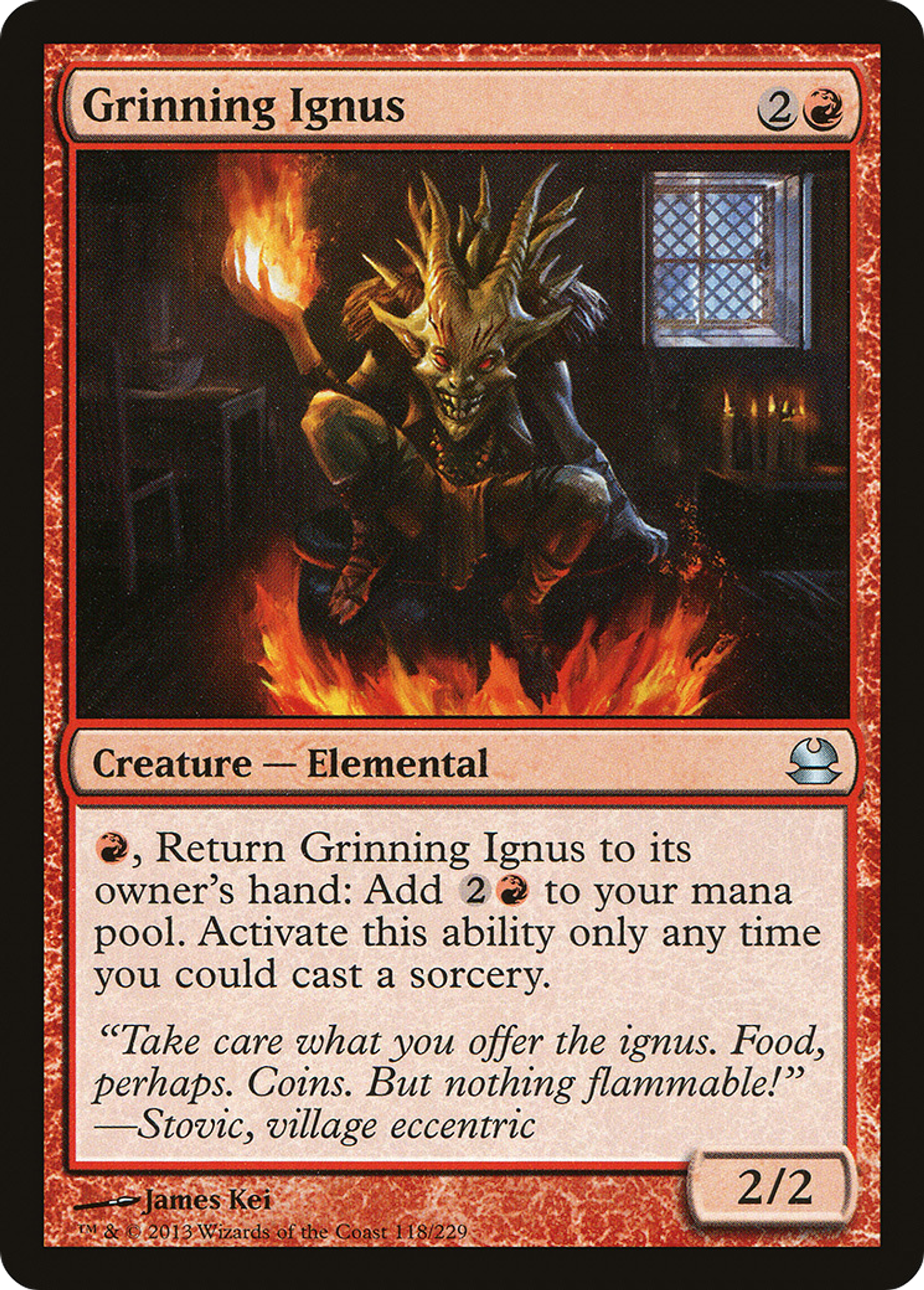 Grinning Ignus — Modern Masters — Magic: The Gathering