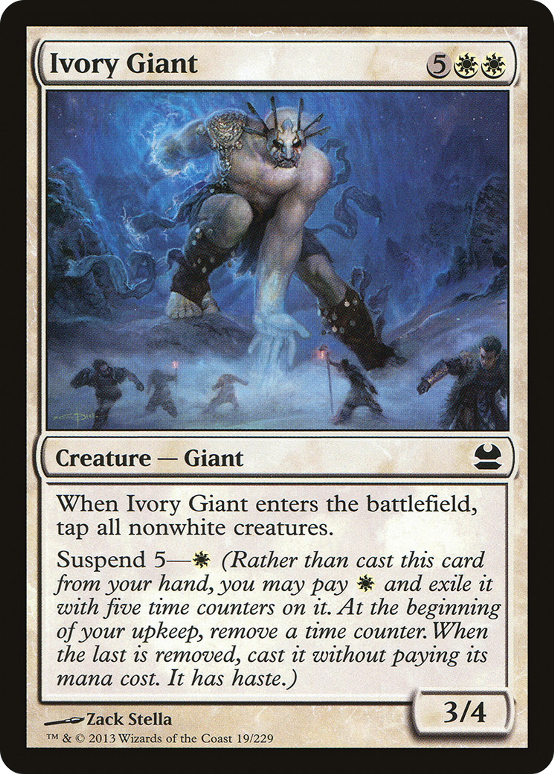Ivory Giant — Modern Masters — Magic: The Gathering